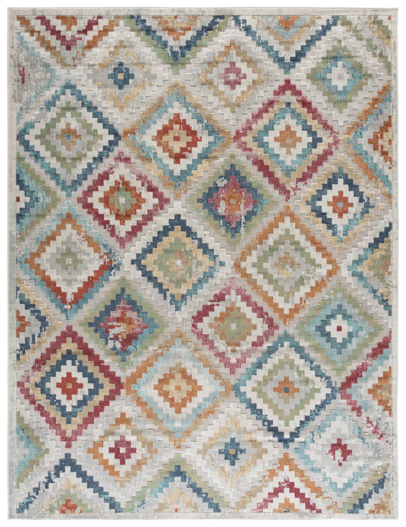 Cabana Tulum Stepped Diamond Outdoor Rug