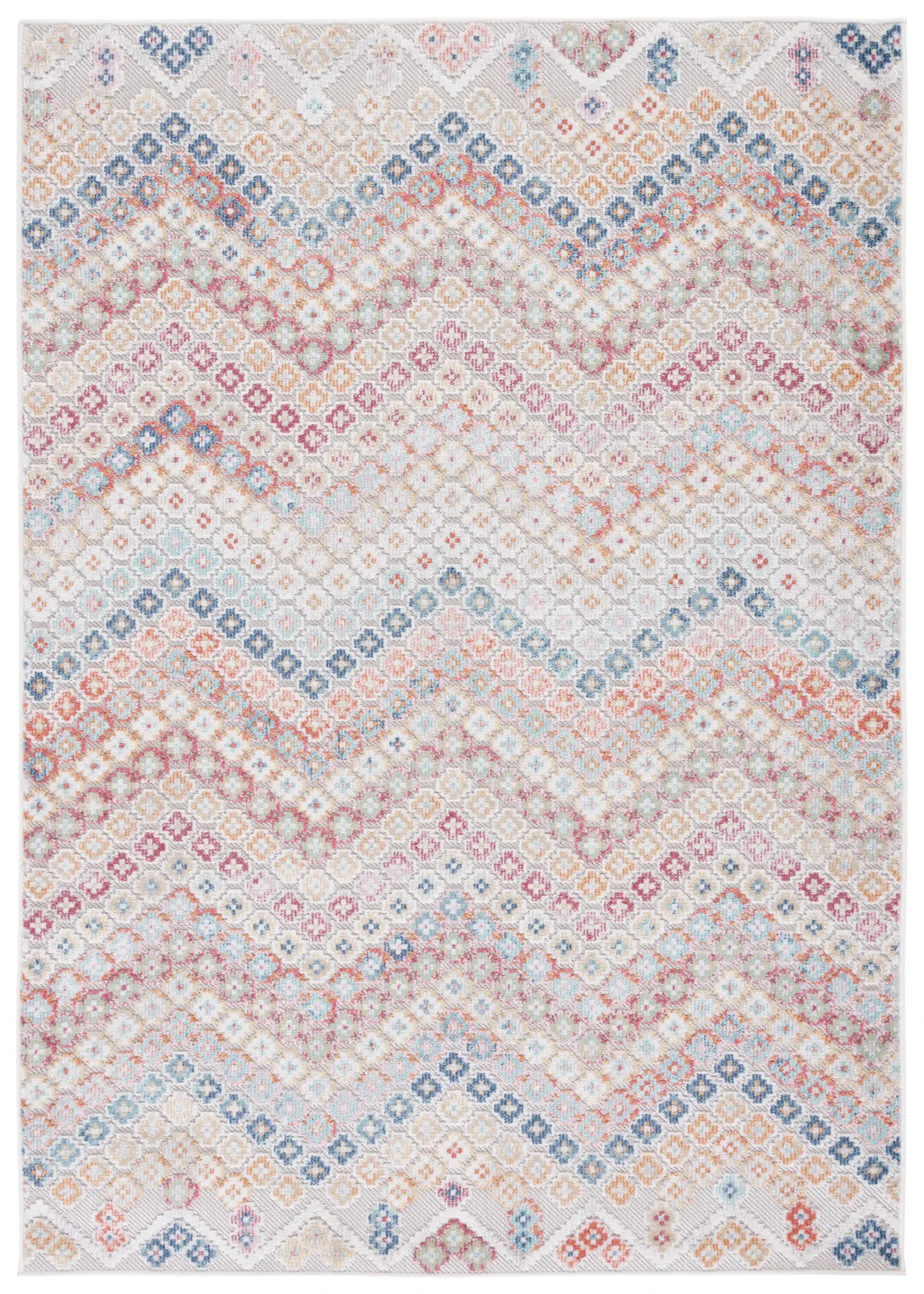 Cabana Chevron Geometric Outdoor Rug