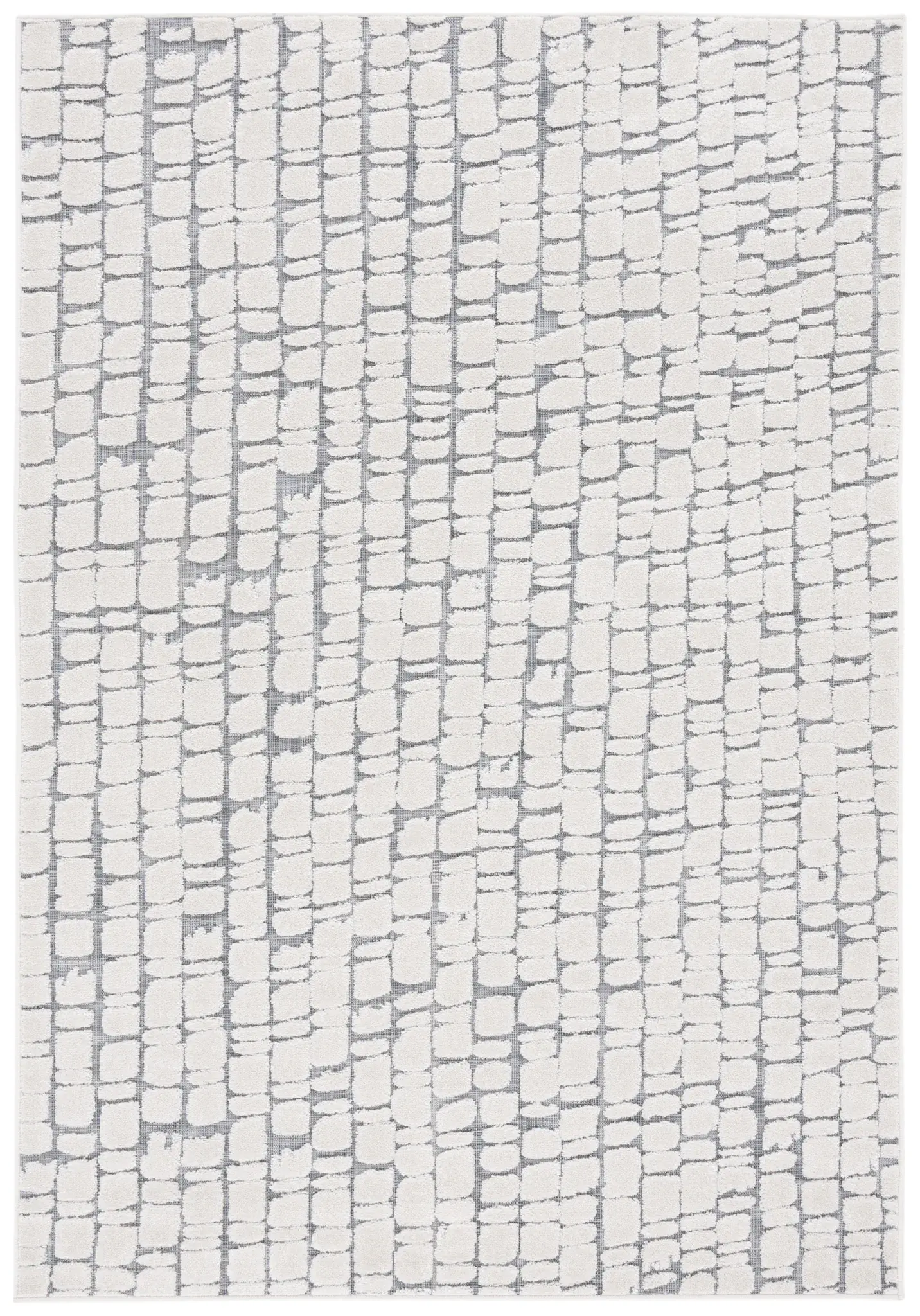 Cabana Cobblestone Grid Outdoor Rug
