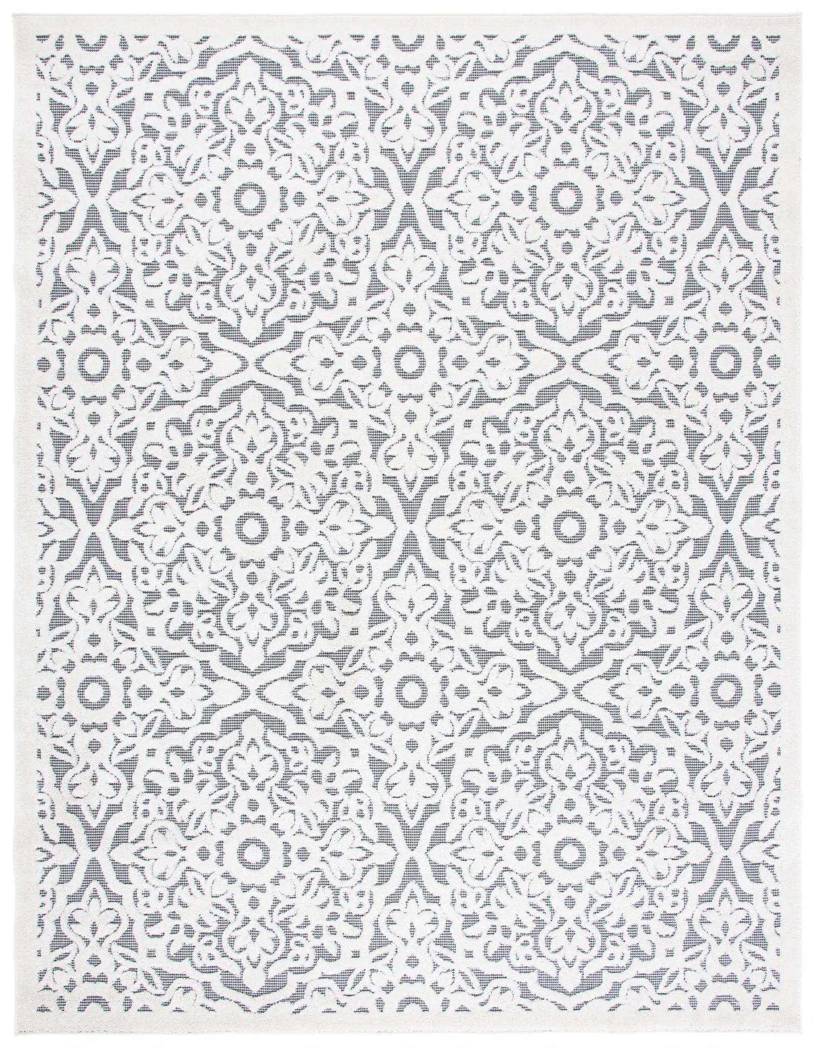Cabana Damask Tile Outdoor Rug