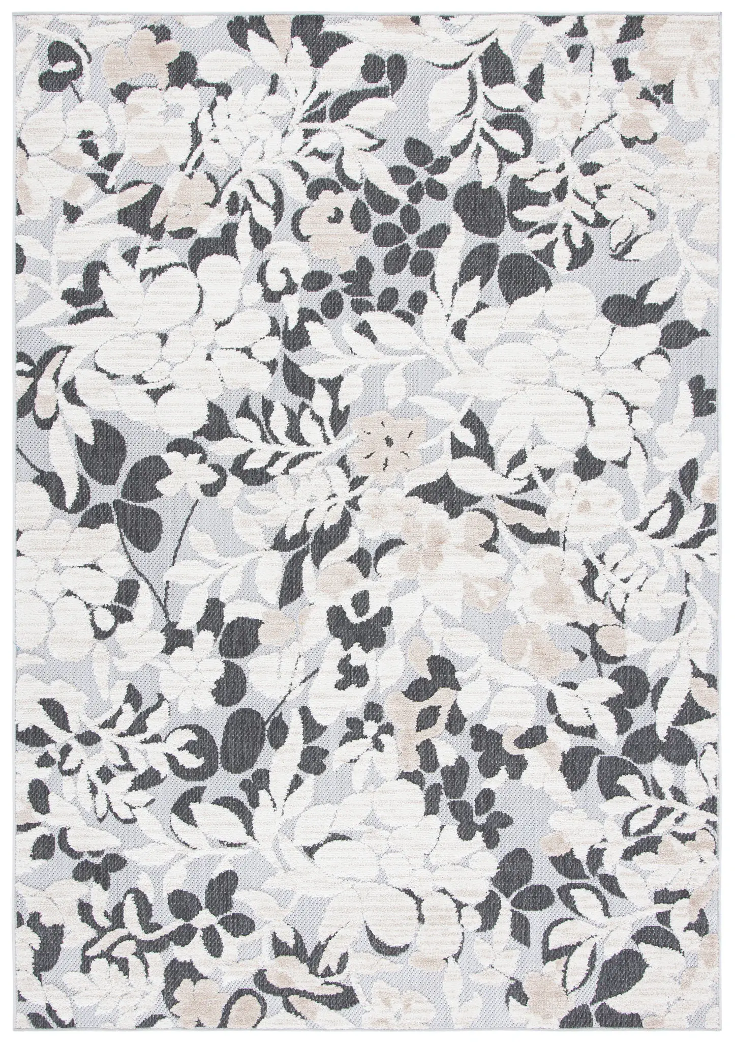 Cabana Textured Floral Outdoor Rug