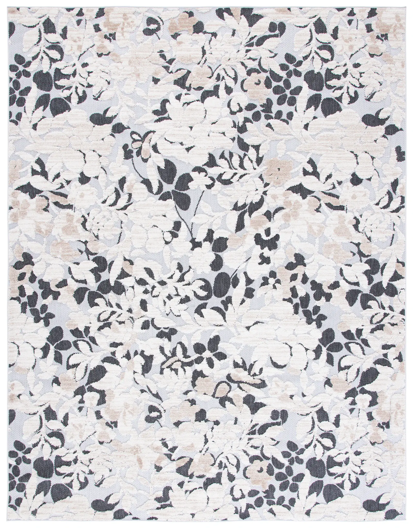 Cabana Textured Floral Outdoor Rug