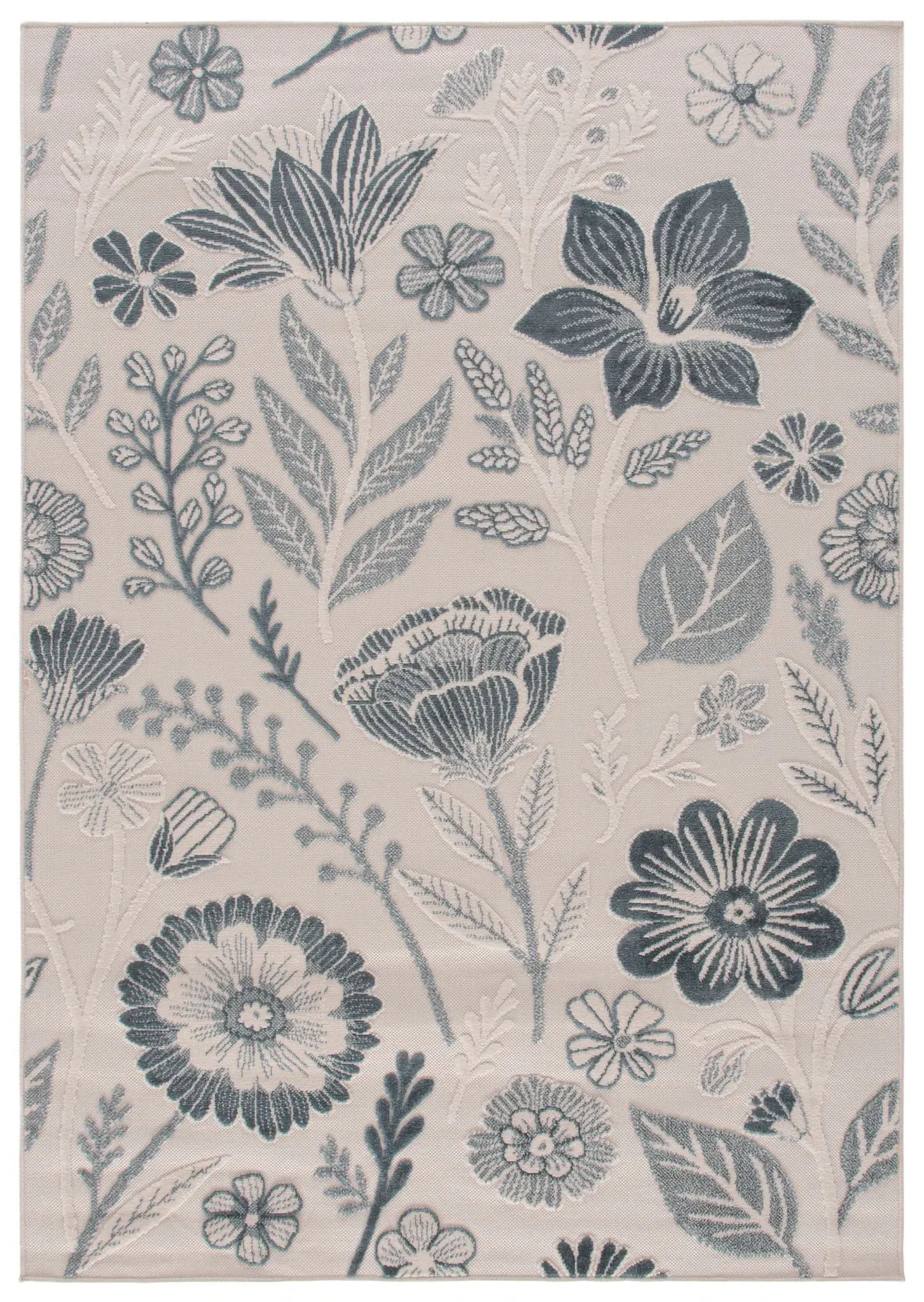 Cabana Botanical Floral Outdoor Rug