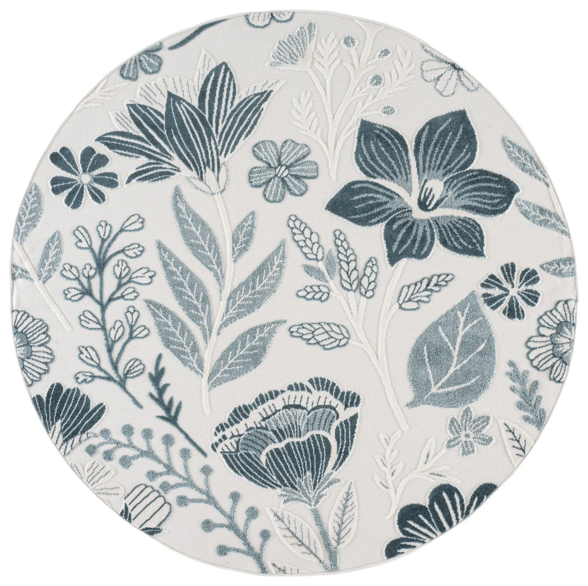 Cabana Botanical Floral Outdoor Rug