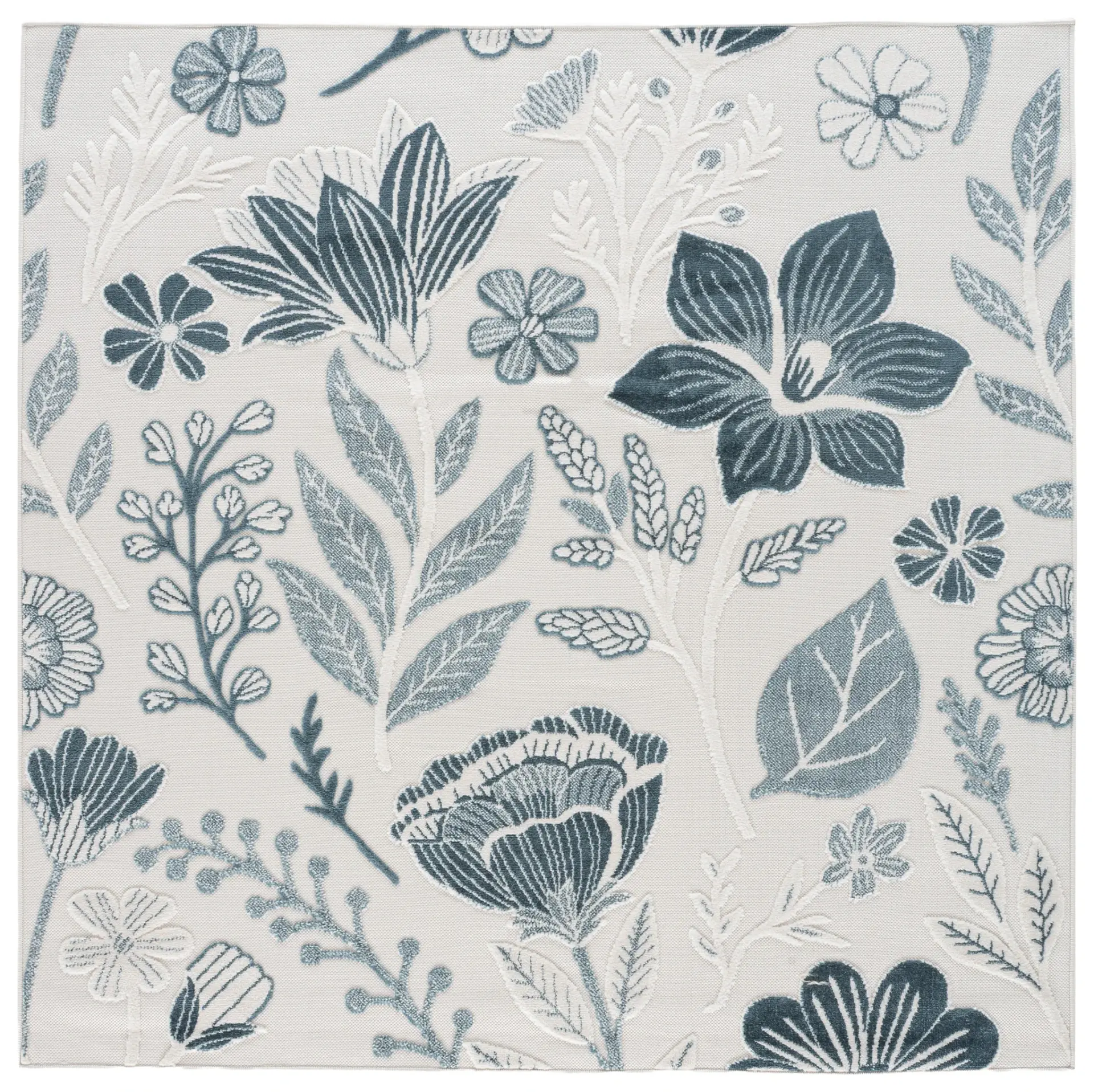 Cabana Botanical Floral Outdoor Rug