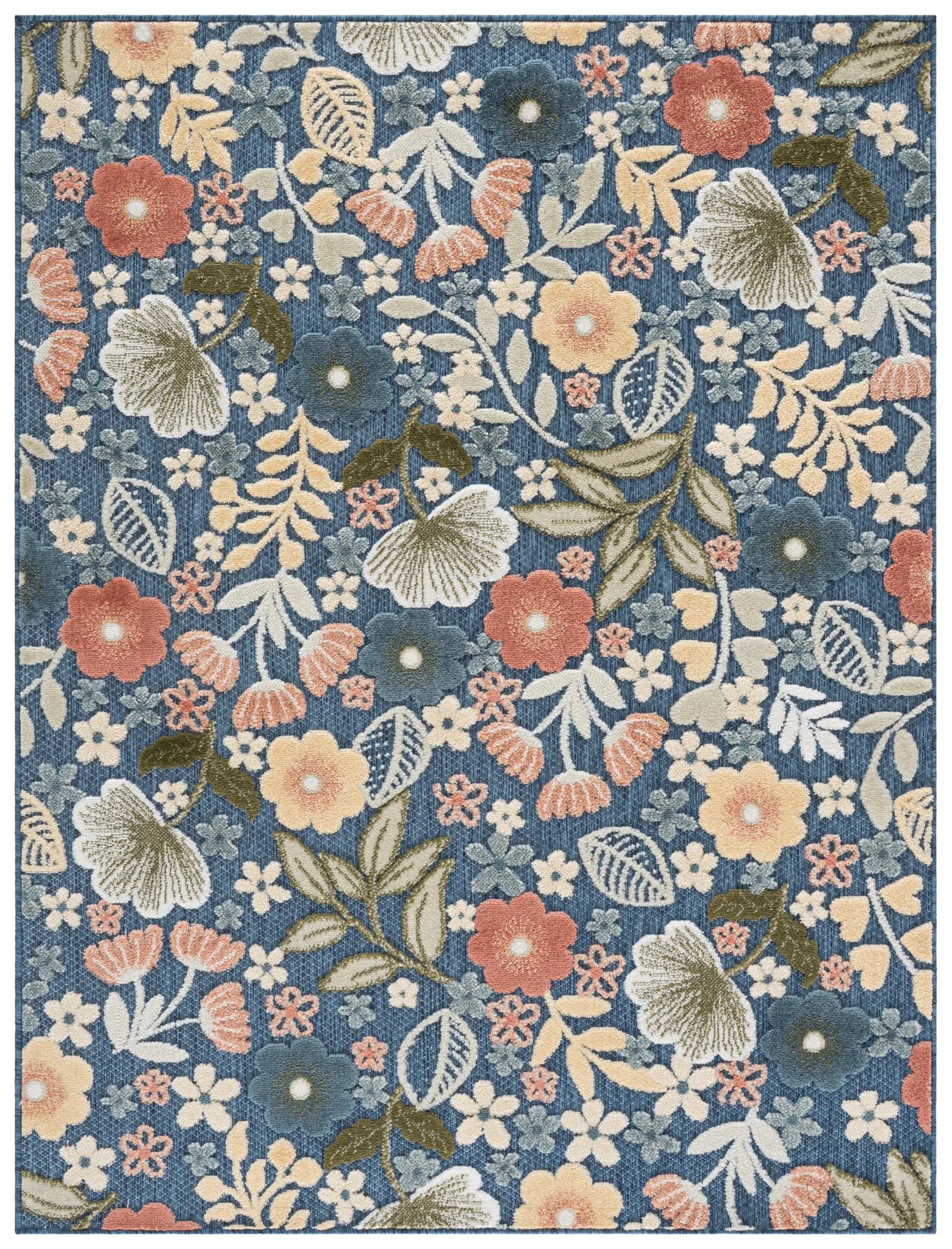 Cabana Botanical Floral Outdoor Rug