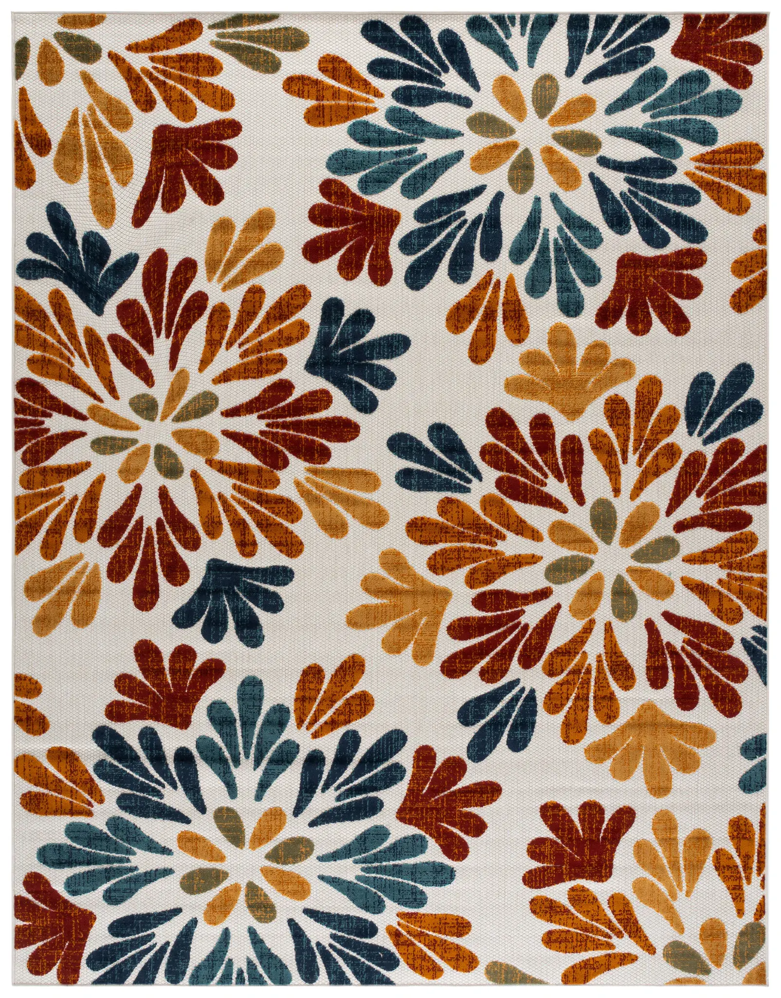 Cabana Botanical Burst Outdoor Rug
