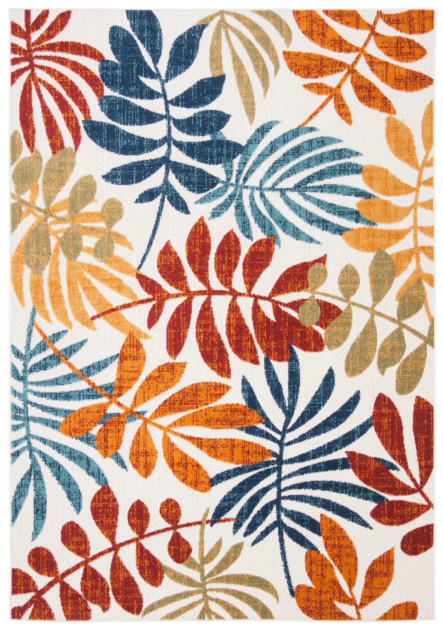 Cabana Tropical Leaf Outdoor Rug