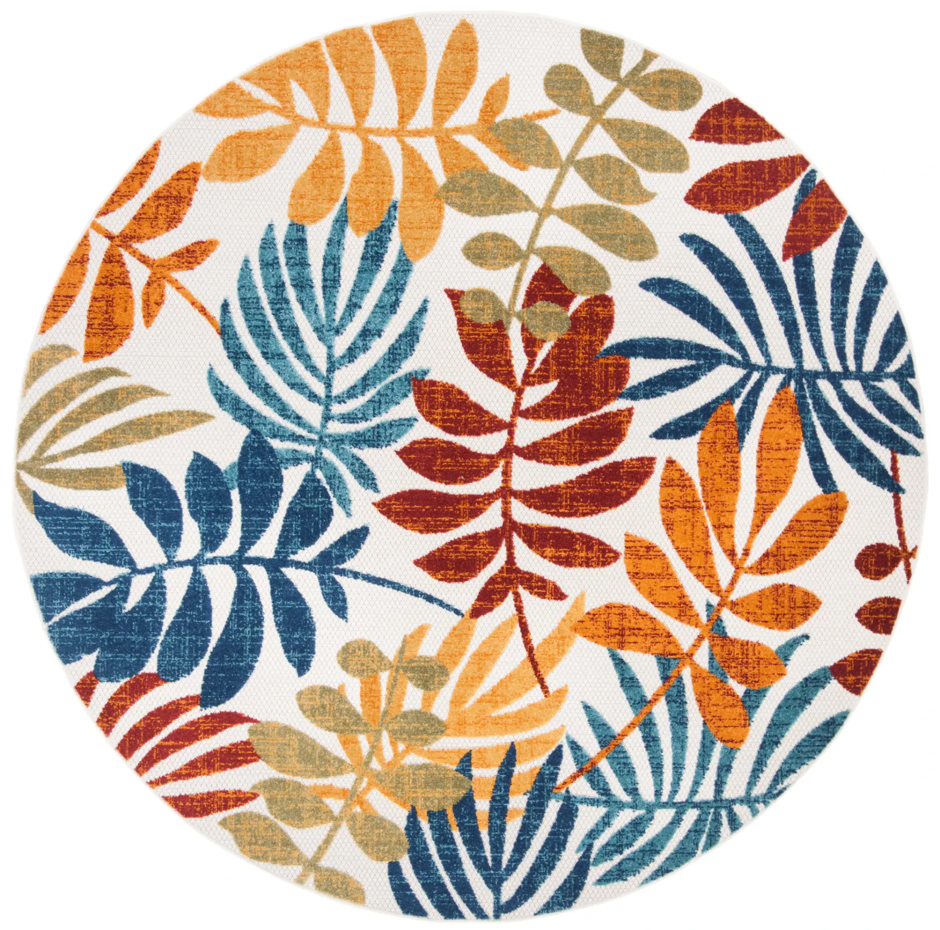 Cabana Tropical Leaf Outdoor Rug