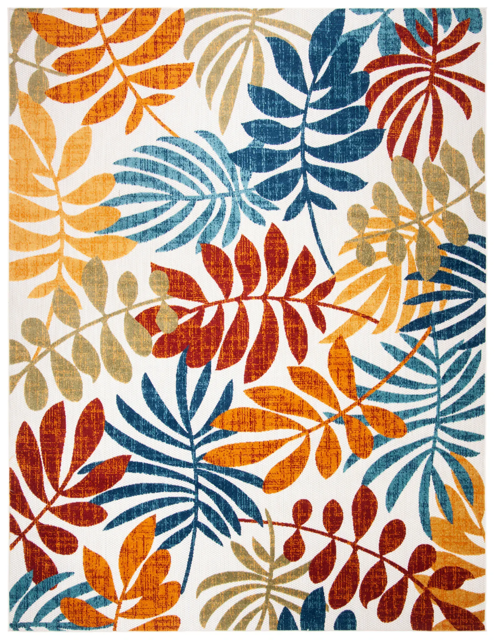 Cabana Tropical Leaf Outdoor Rug