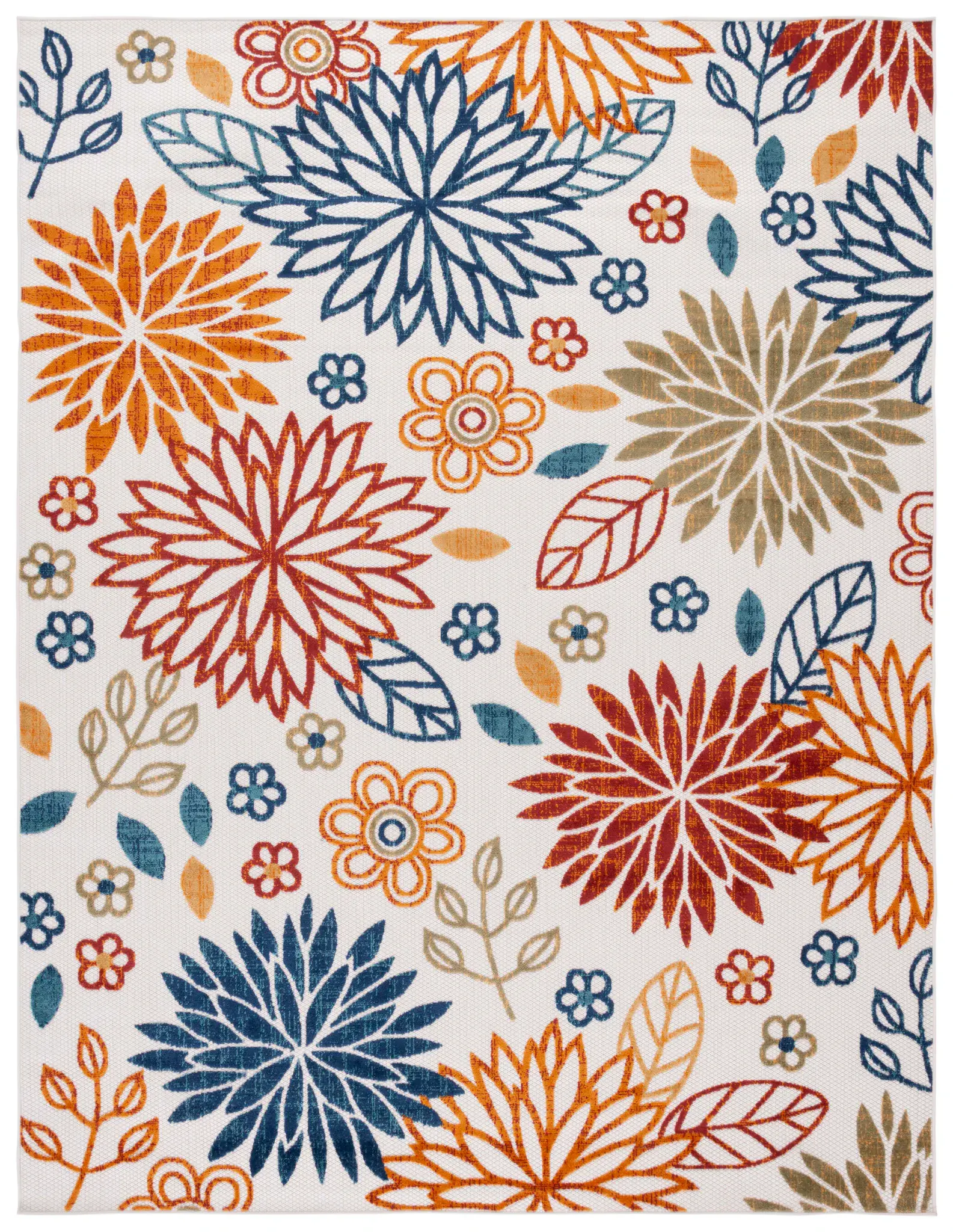 Cabana Daisy Floral Outdoor Rug
