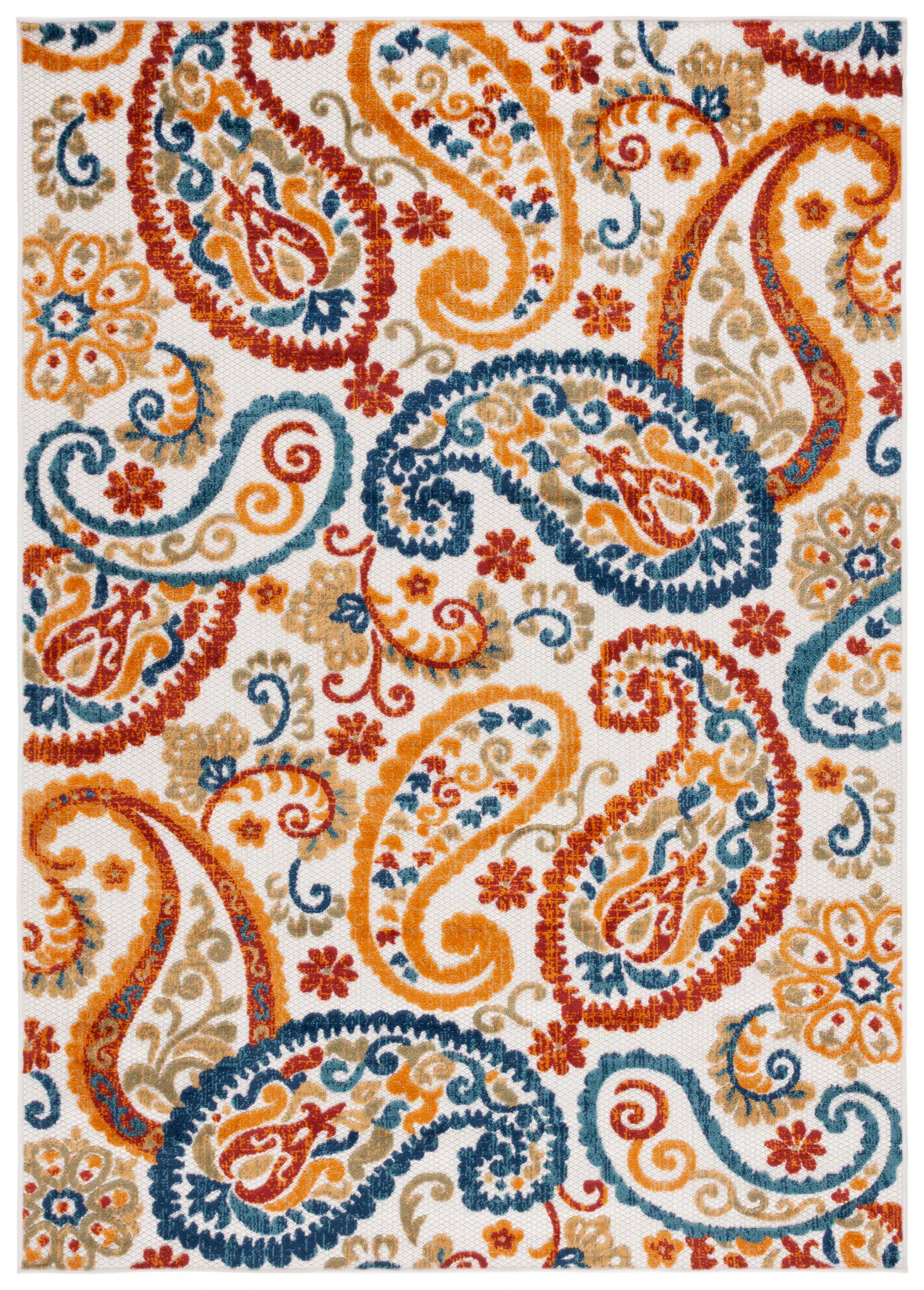 Cabana Paisley Outdoor Rug