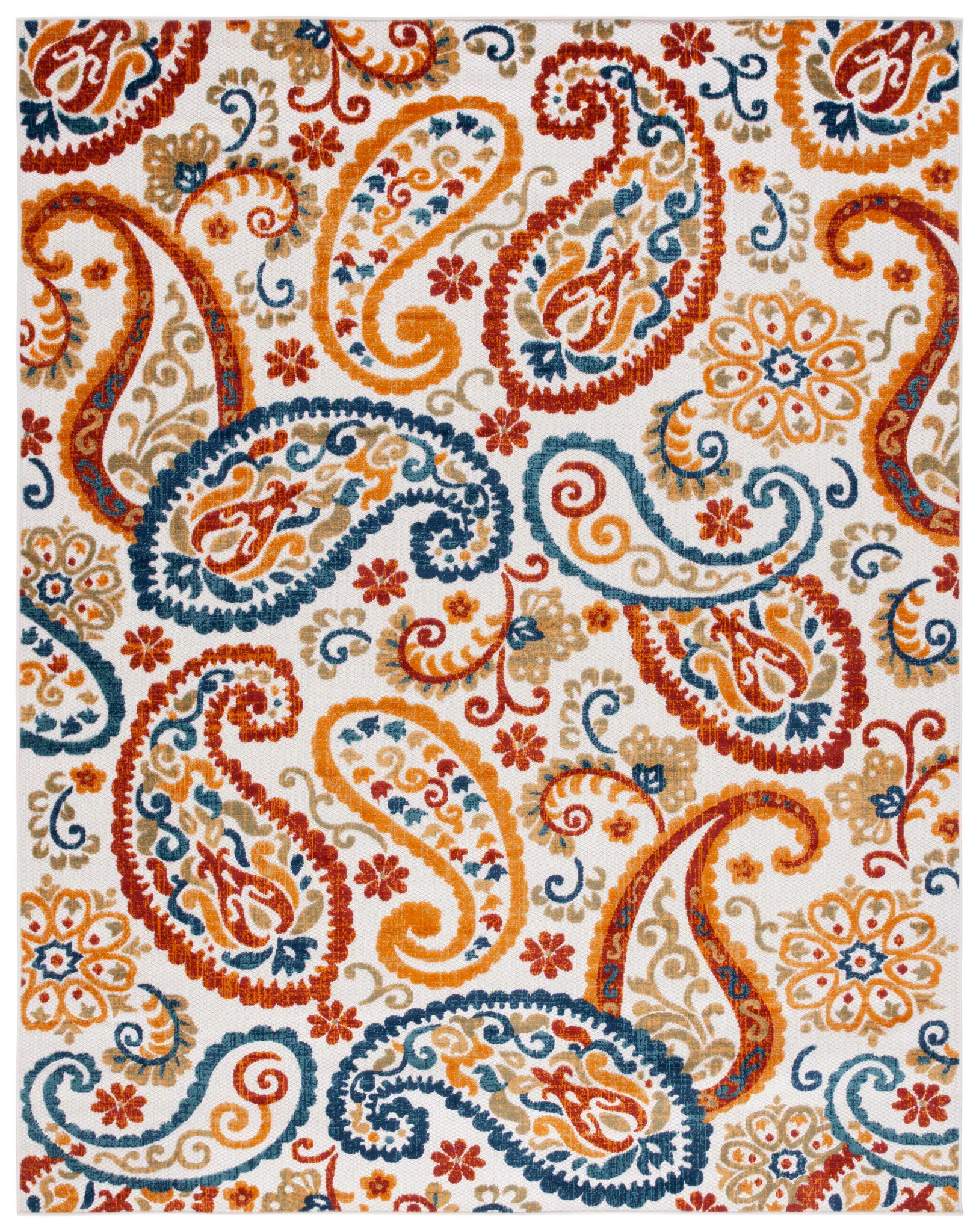Cabana Paisley Outdoor Rug