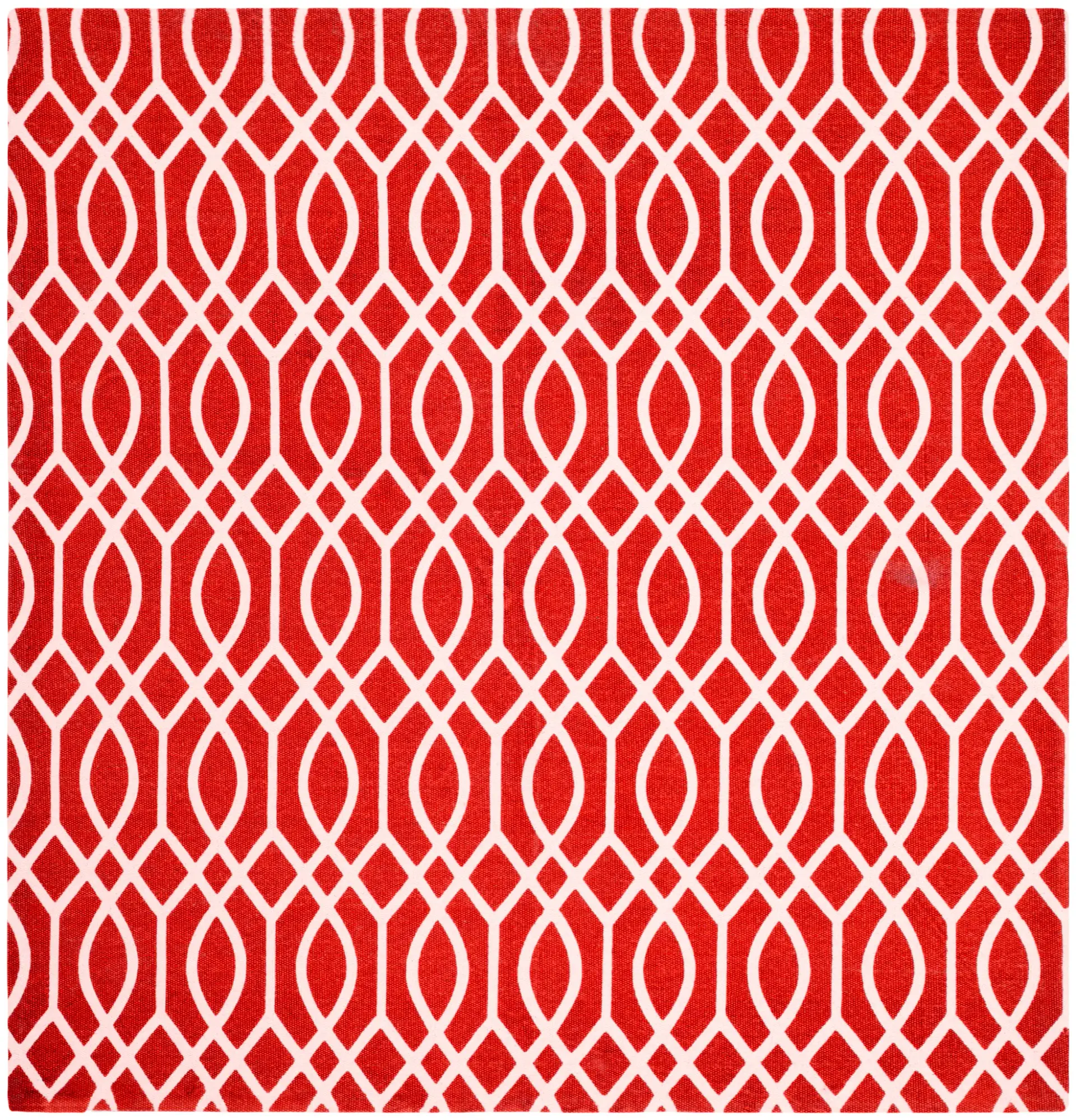 Cedar Brook Interlocking Trellis Hand-Loomed Cotton Rug