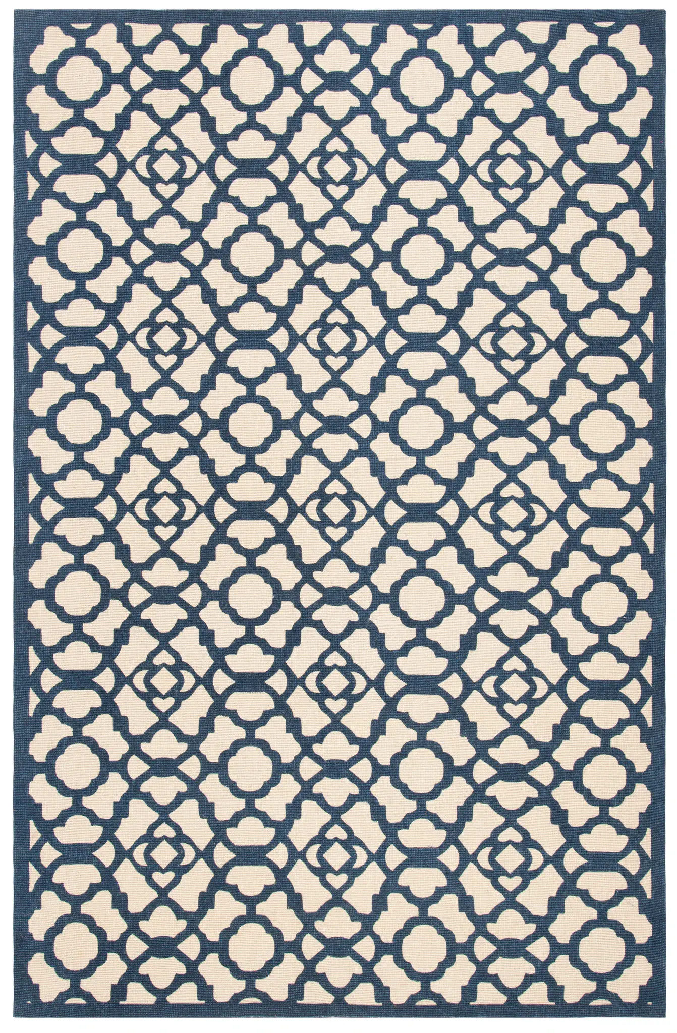 Cedar Brook Quatrefoil Hand-Loomed Jute Rug