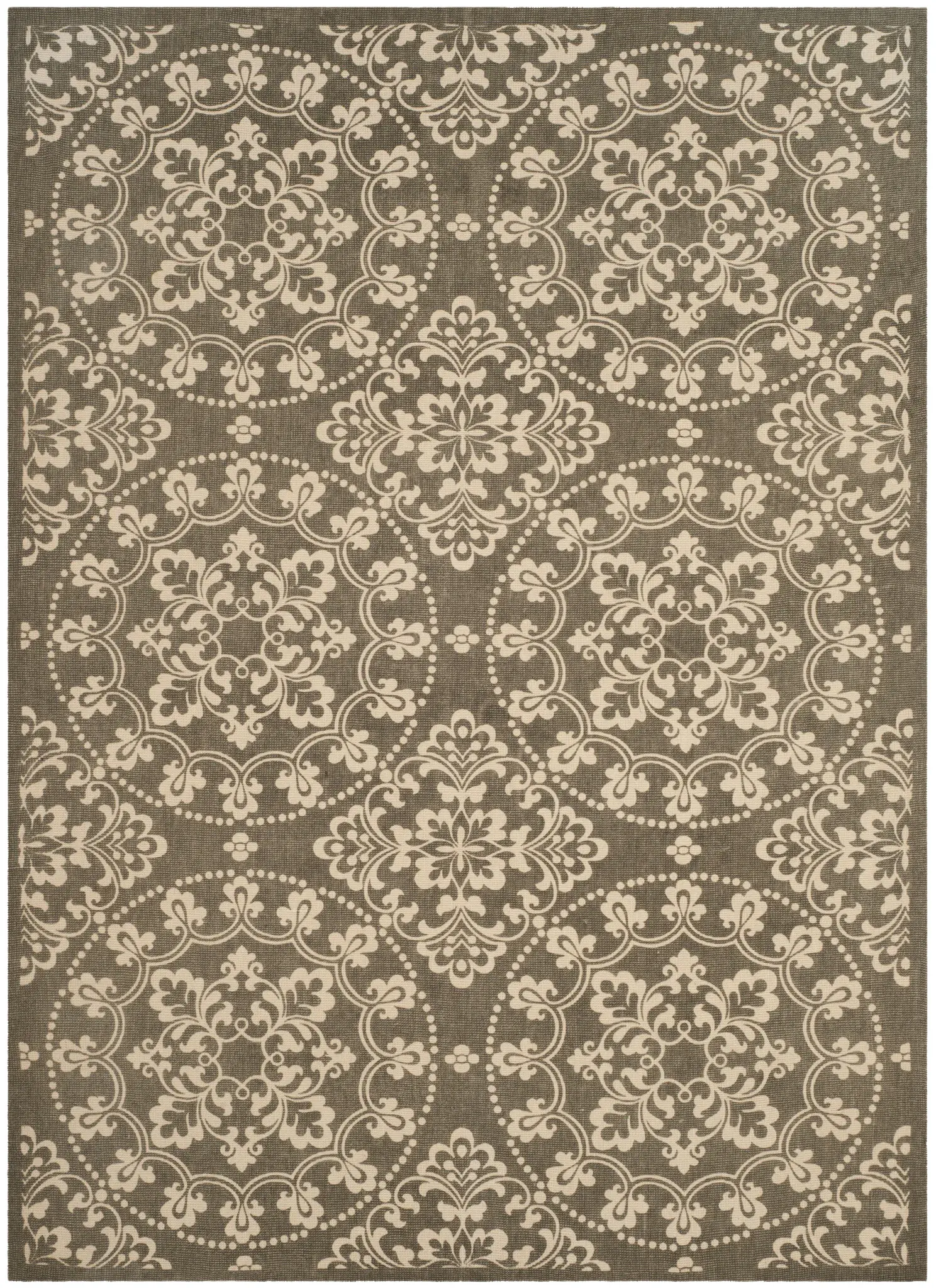 Cedar Brook Medallion Hand-Loomed Jute Rug