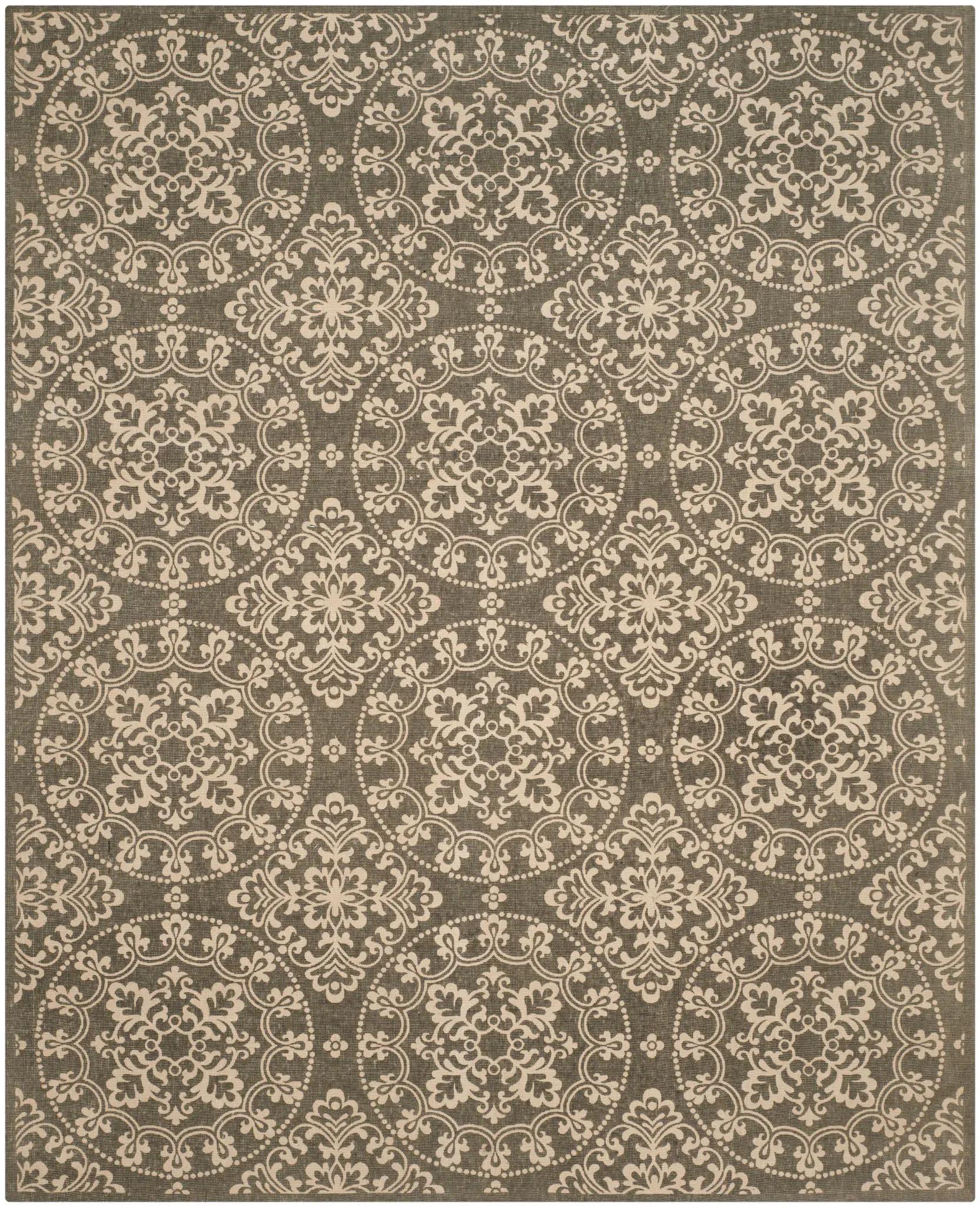 Cedar Brook Medallion Hand-Loomed Jute Rug