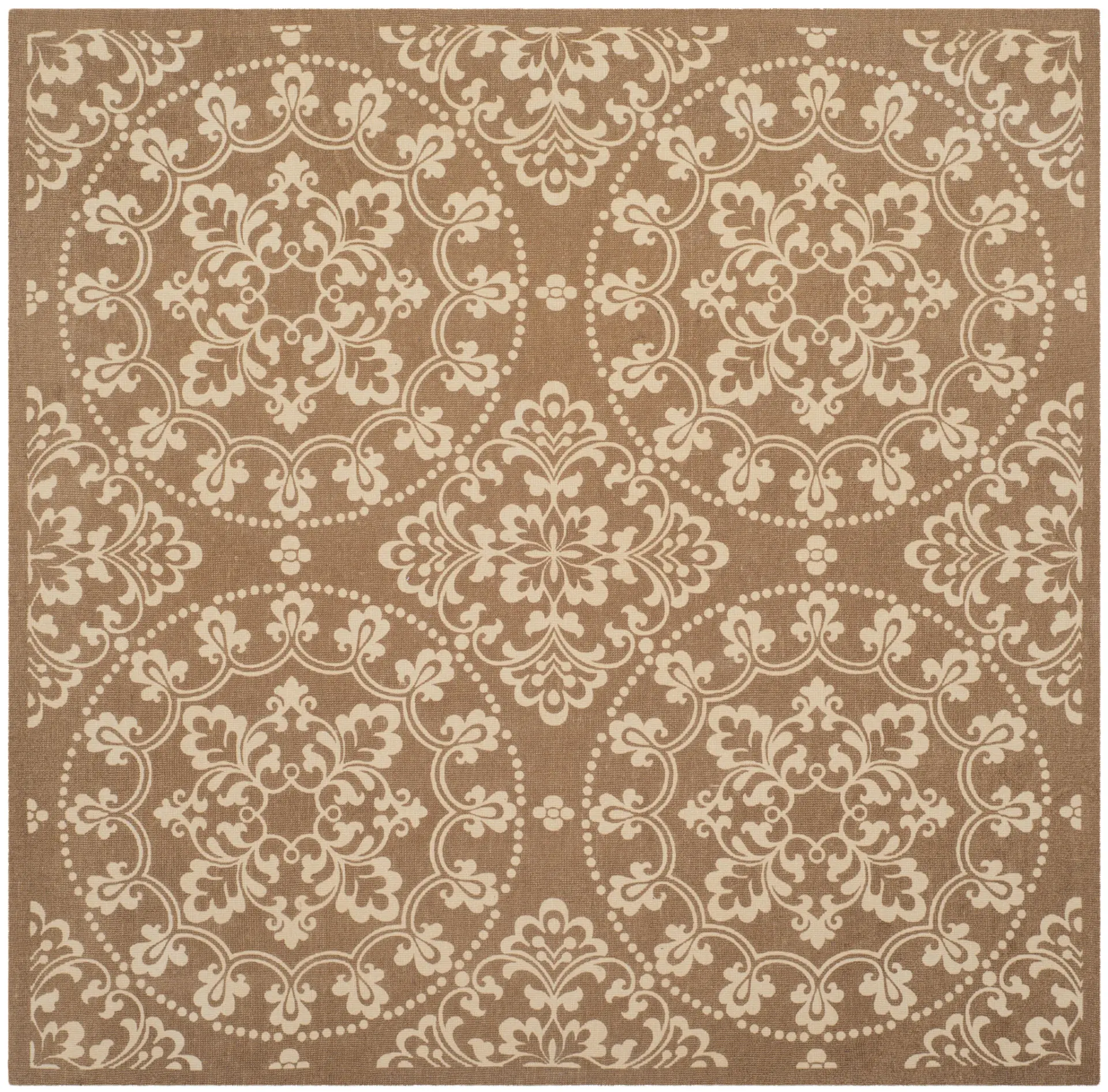 Cedar Brook Medallion Hand-Loomed Jute Rug