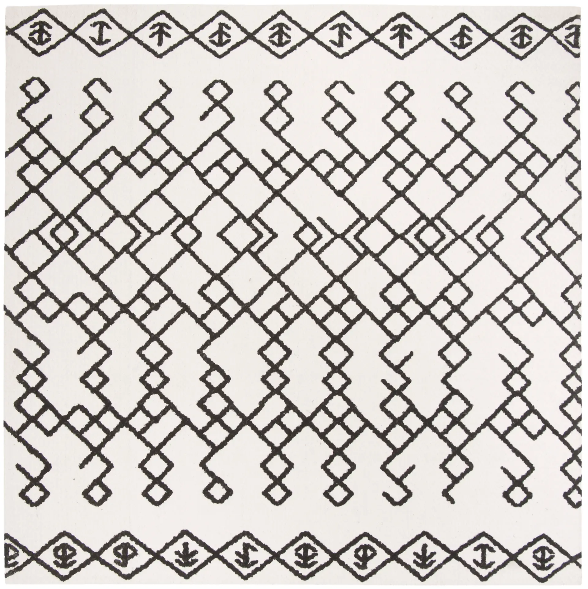 Cedar Brook Diamond Lattice Hand-Loomed Rug