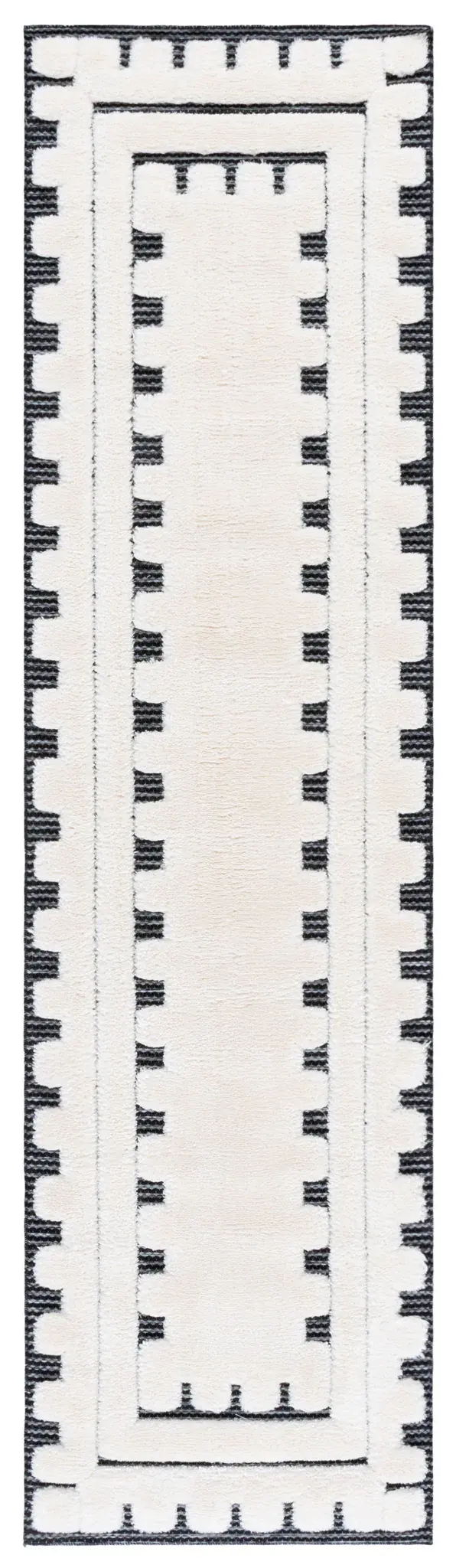 Celebrity Notched Border Shag Rug