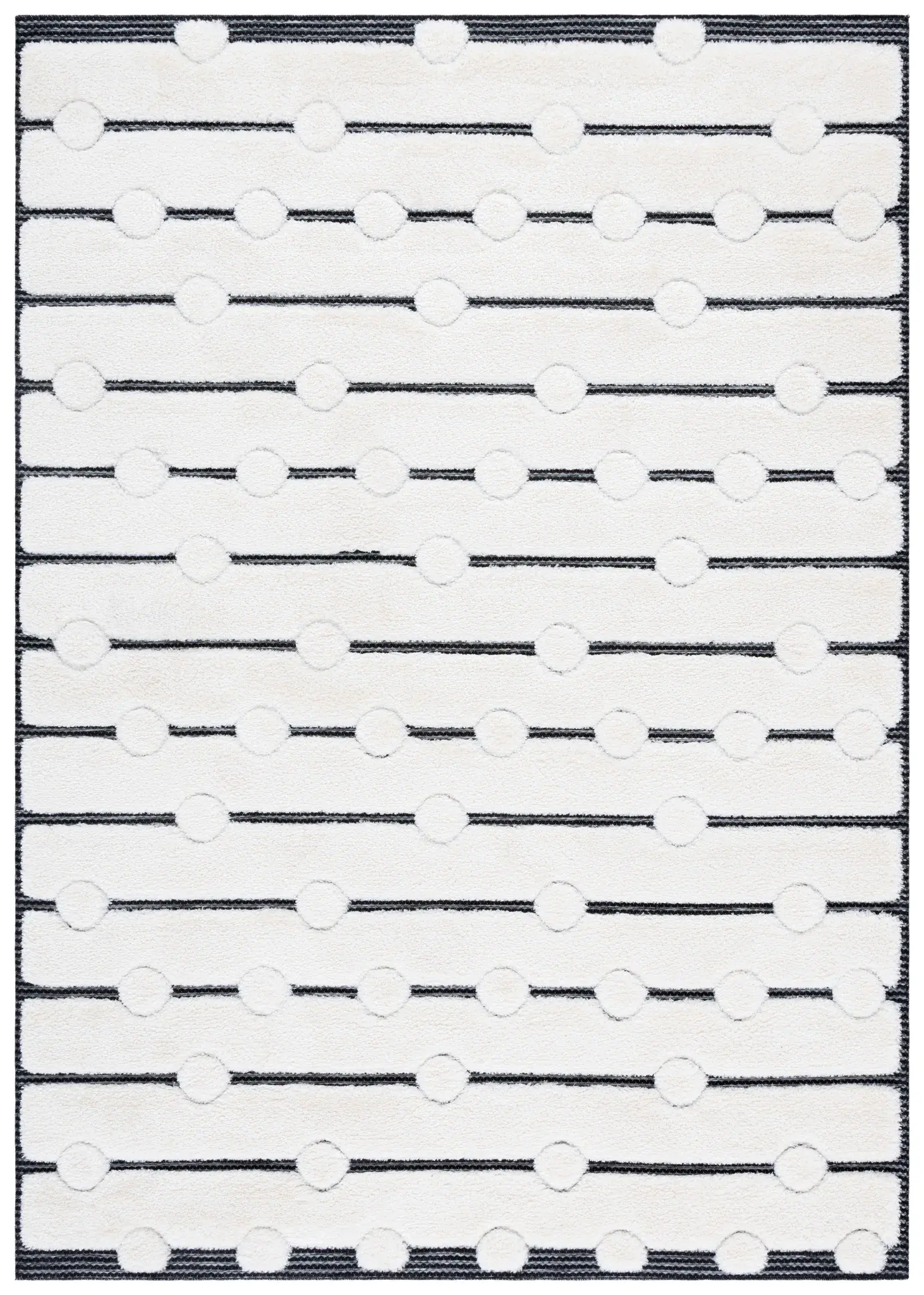 Celebrity Dotted Stripe Rug