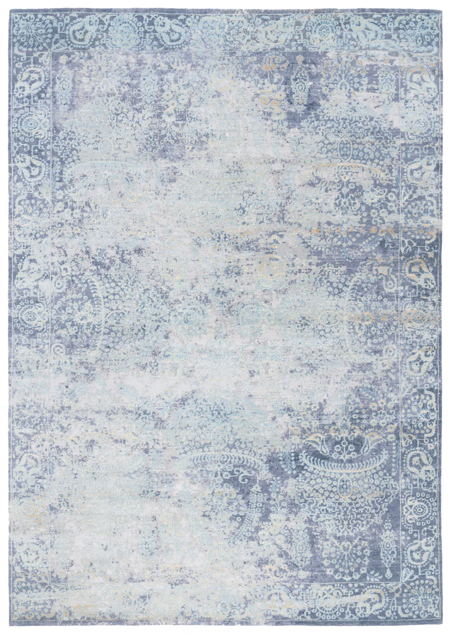 Centennial Vintage Persian Hand-Knotted Wool & Silk Rug