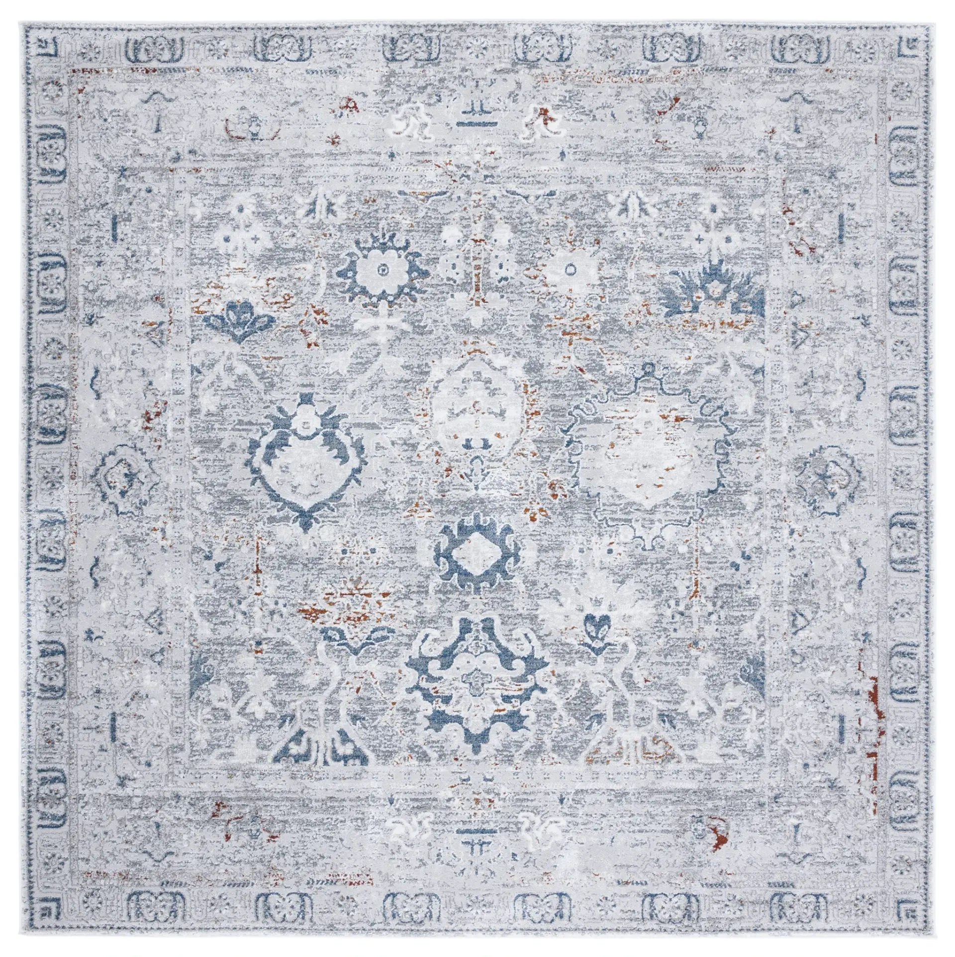 Craft Bordered Medallion Rug