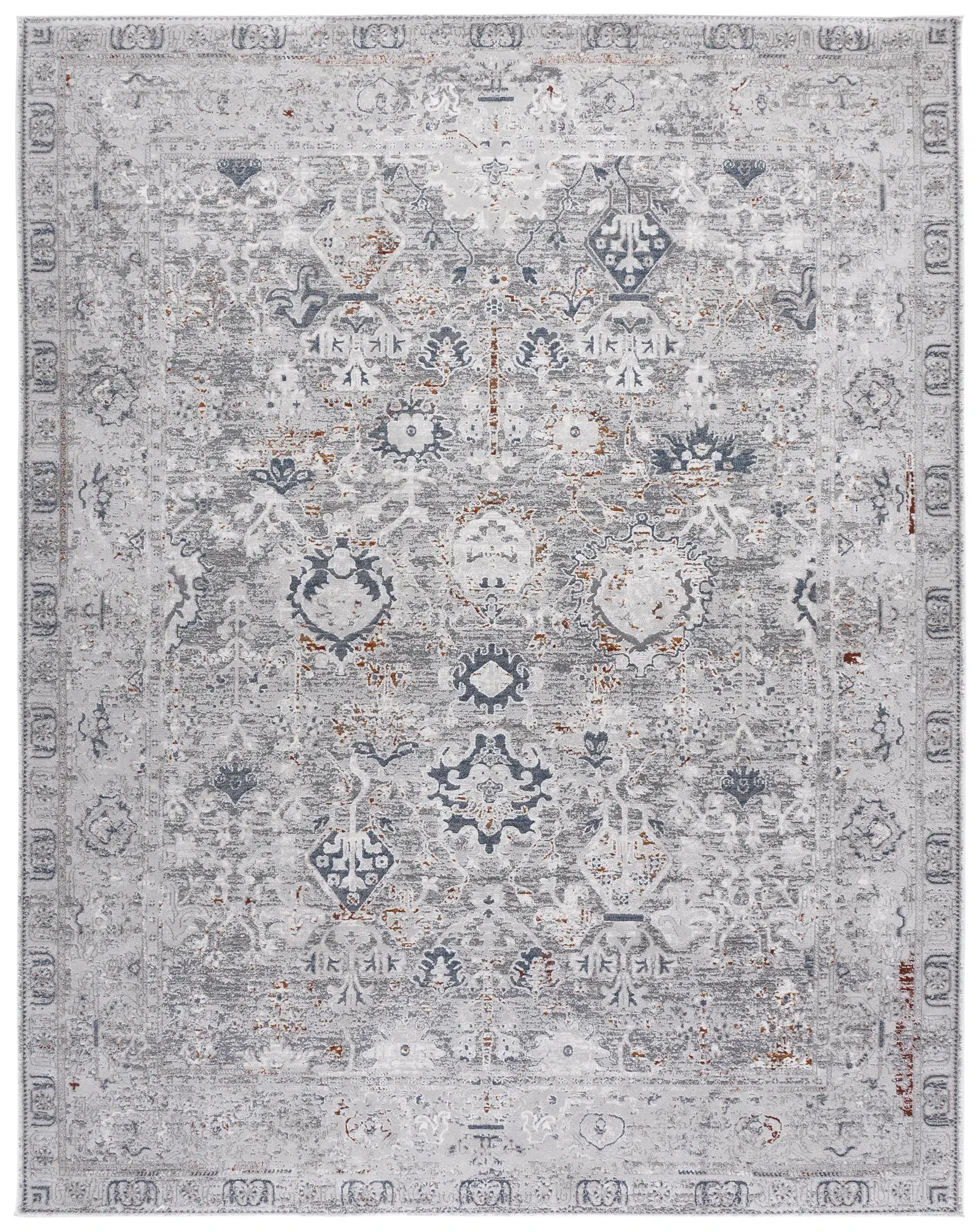 Craft Bordered Medallion Rug