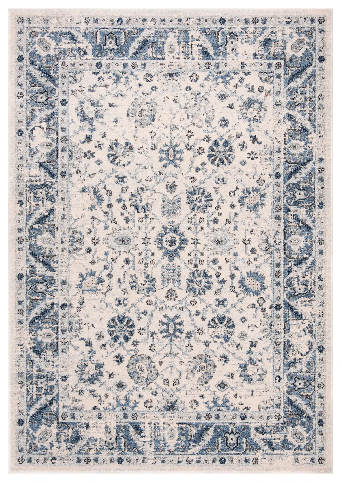 Charleston Floral Bordered Rug