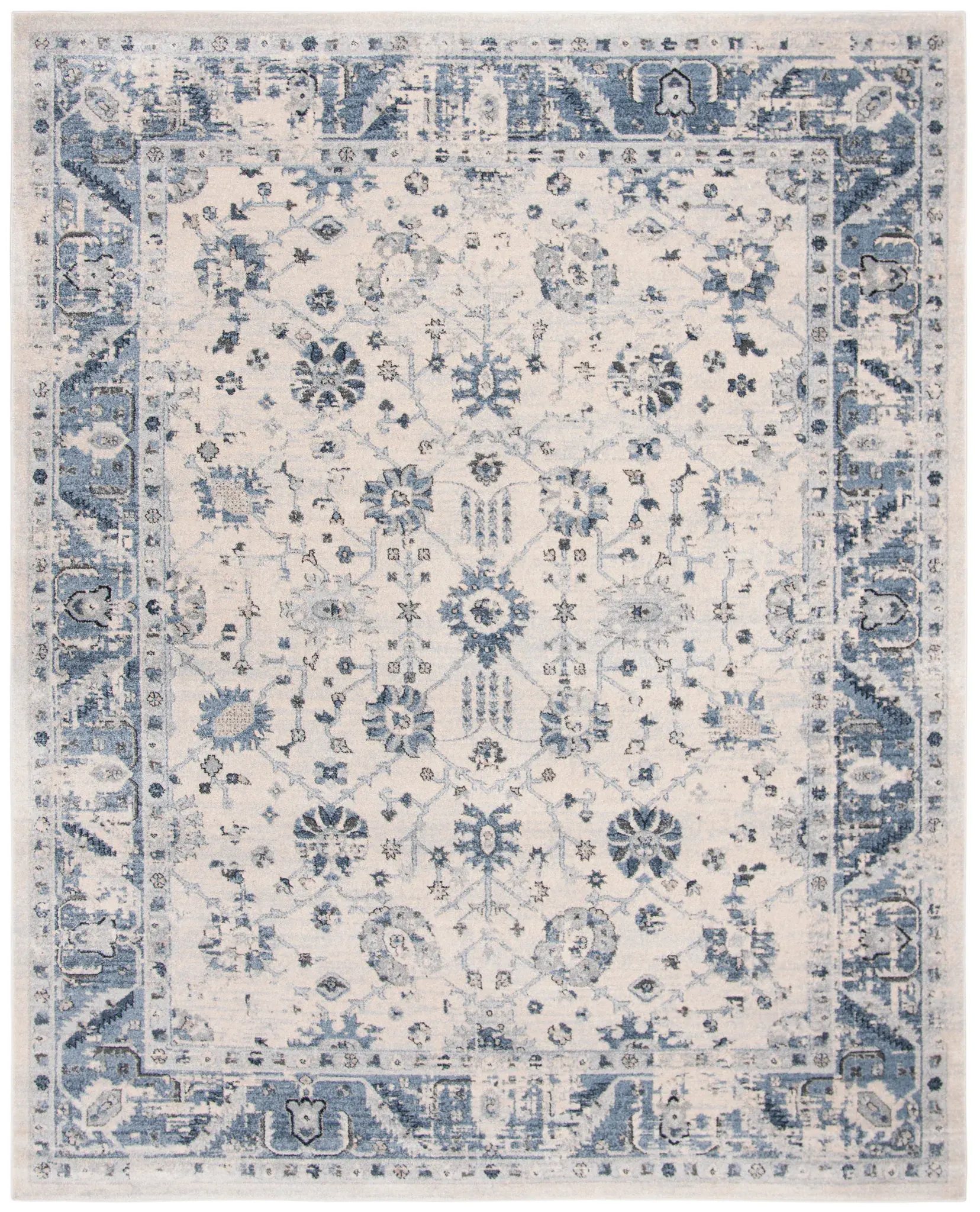 Charleston Floral Bordered Rug