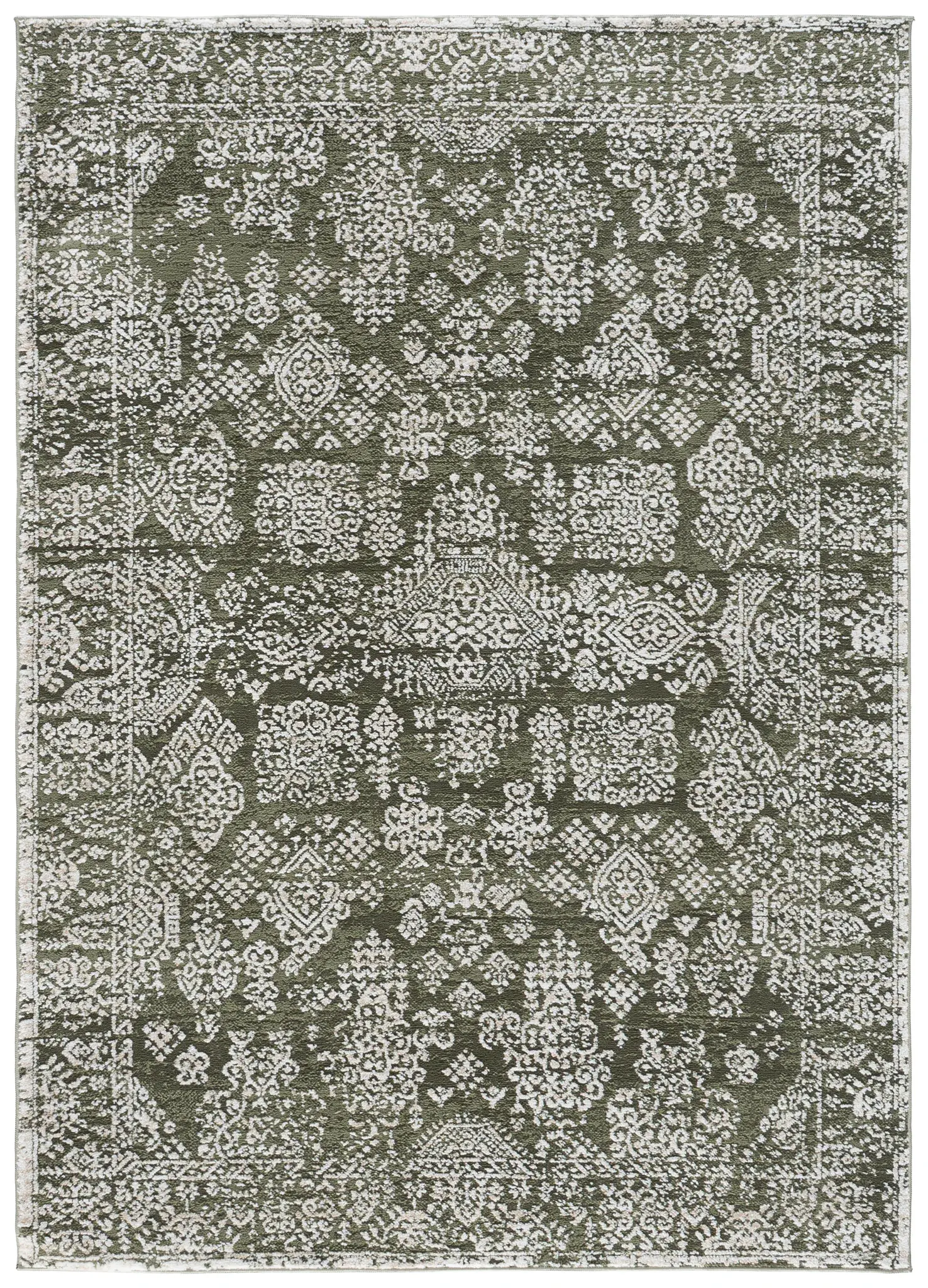 Chamber Distressed Medallion Rug