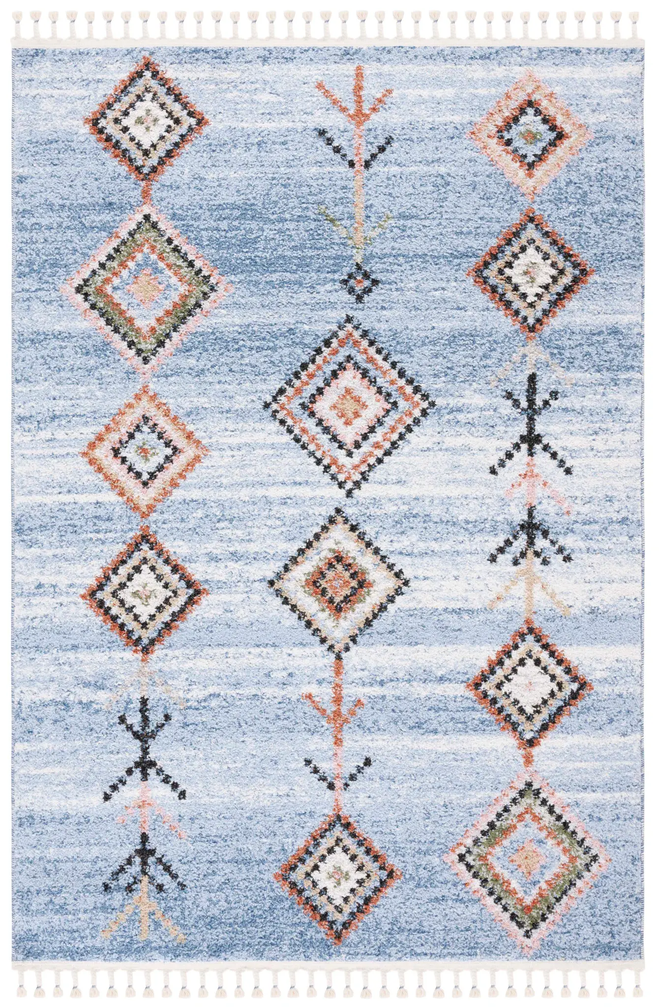 Chapel Tribal Diamond Shag Rug