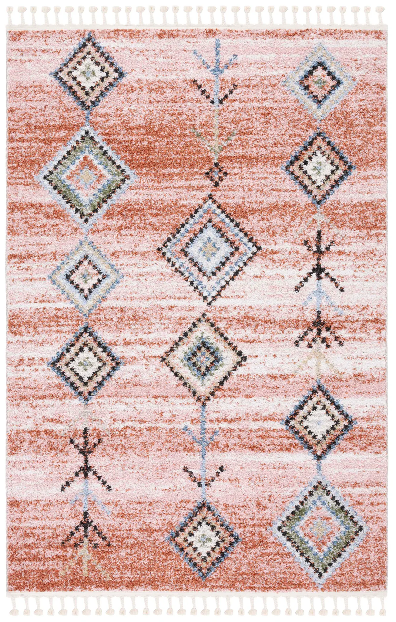 Chapel Tribal Diamond Shag Rug