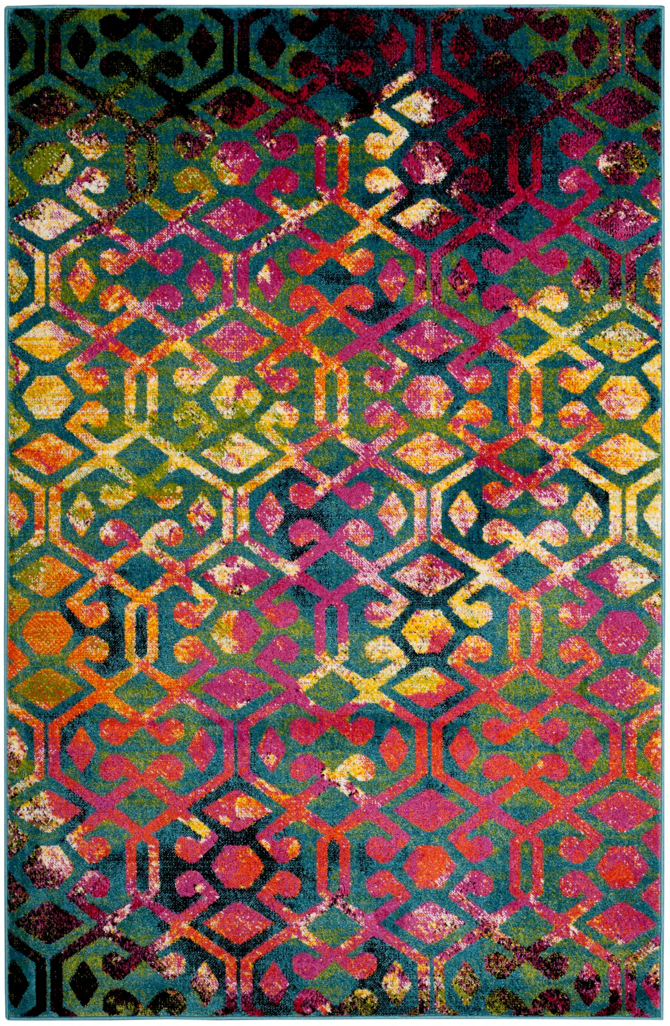 Cherokee Geometric Trellis Rug