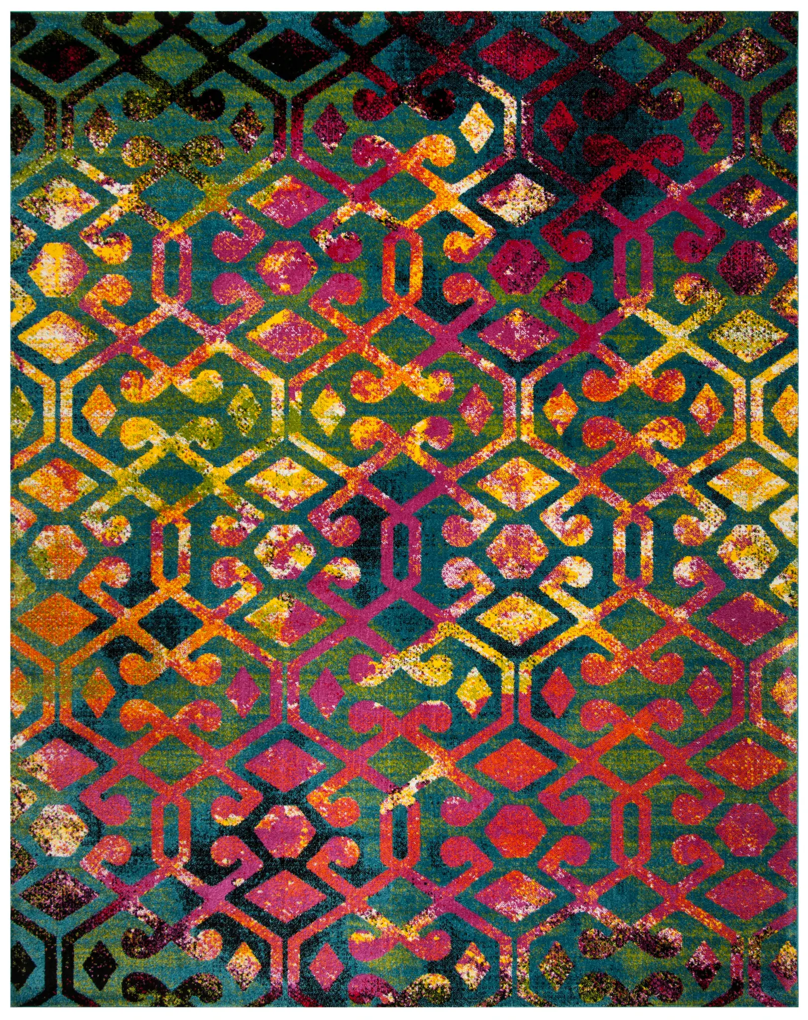 Cherokee Geometric Trellis Rug