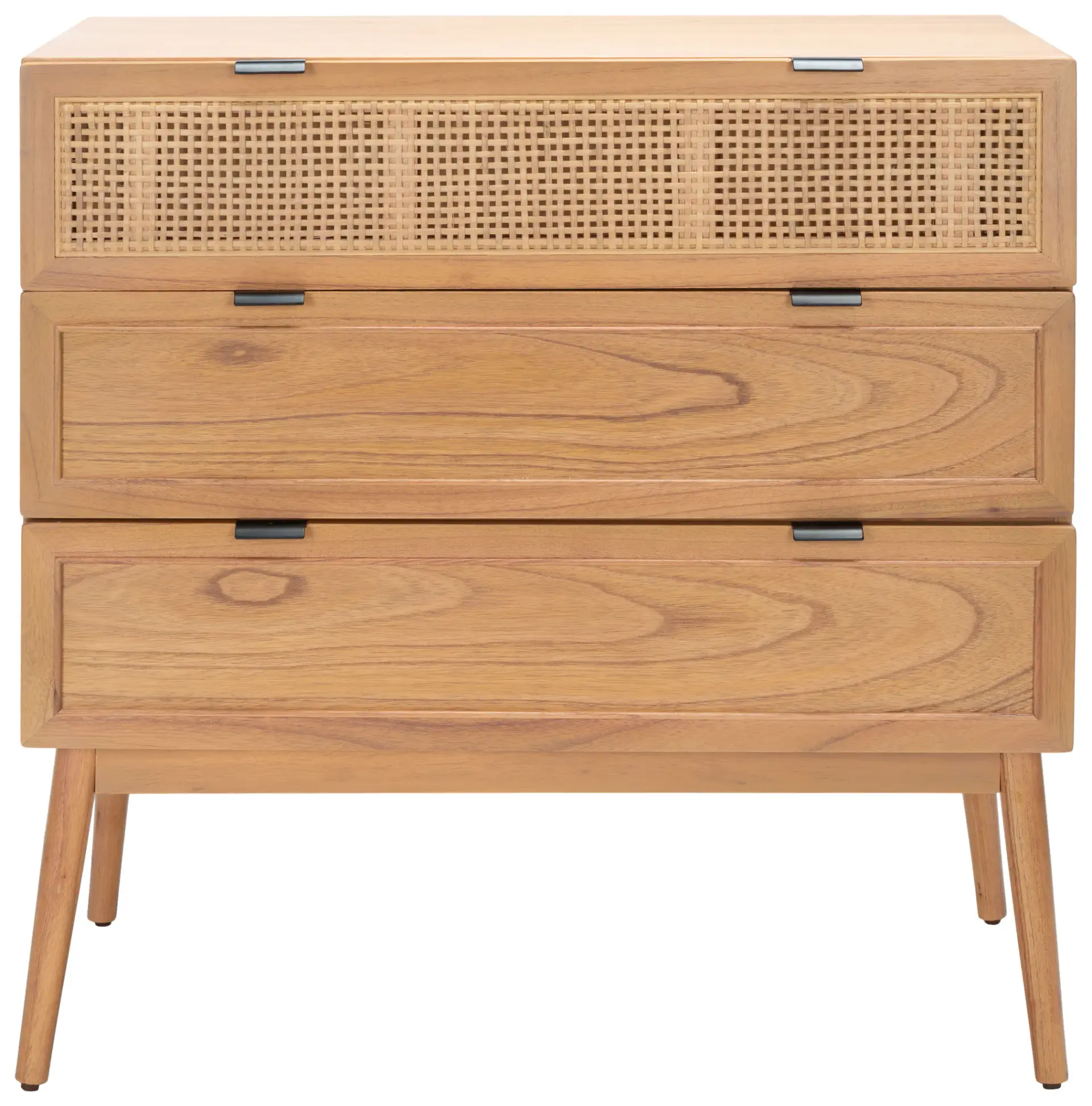 Baisley Three-Drawer Rattan Chest