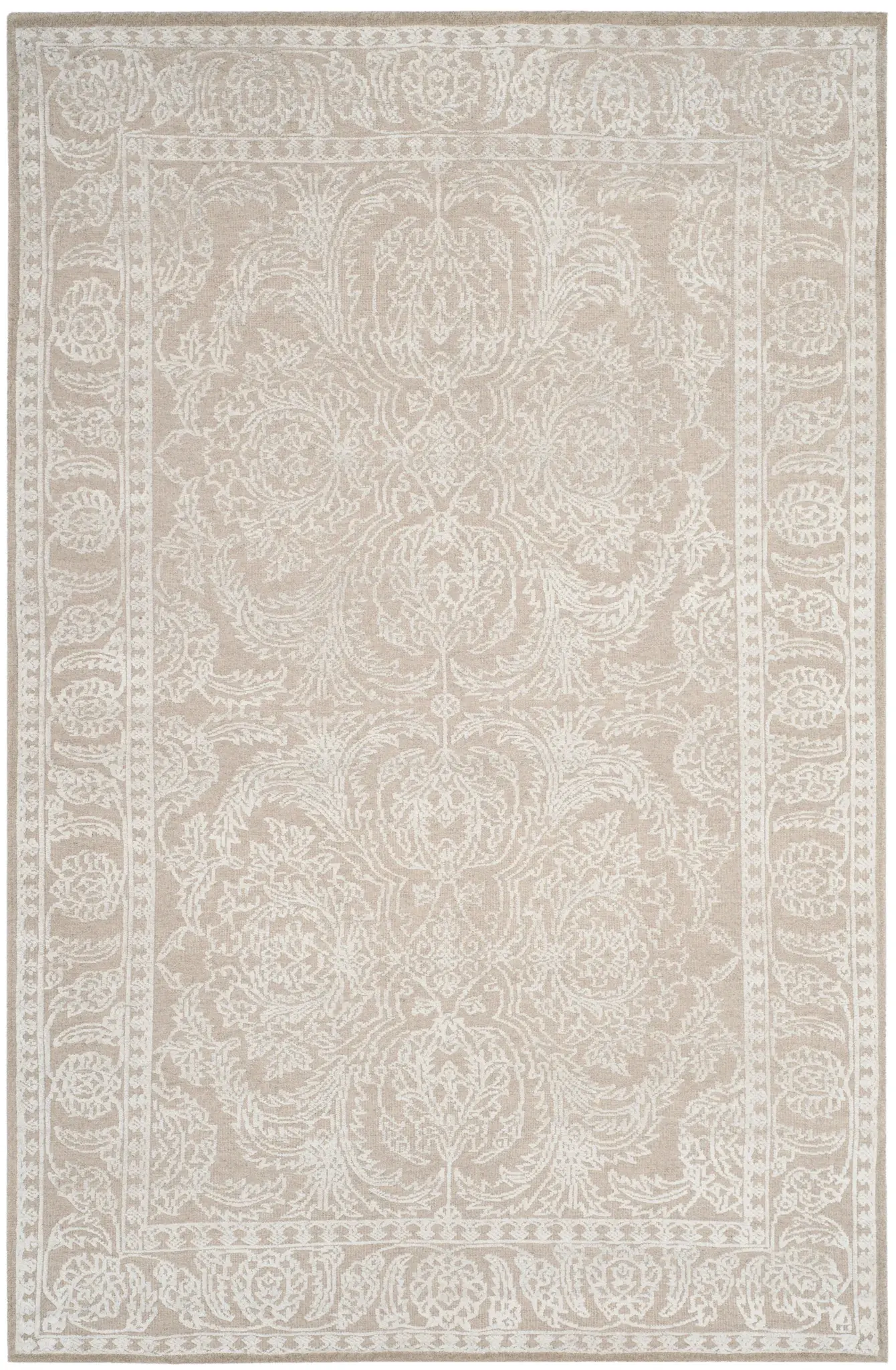 Chester Floral Scroll Hand-Knotted Rug