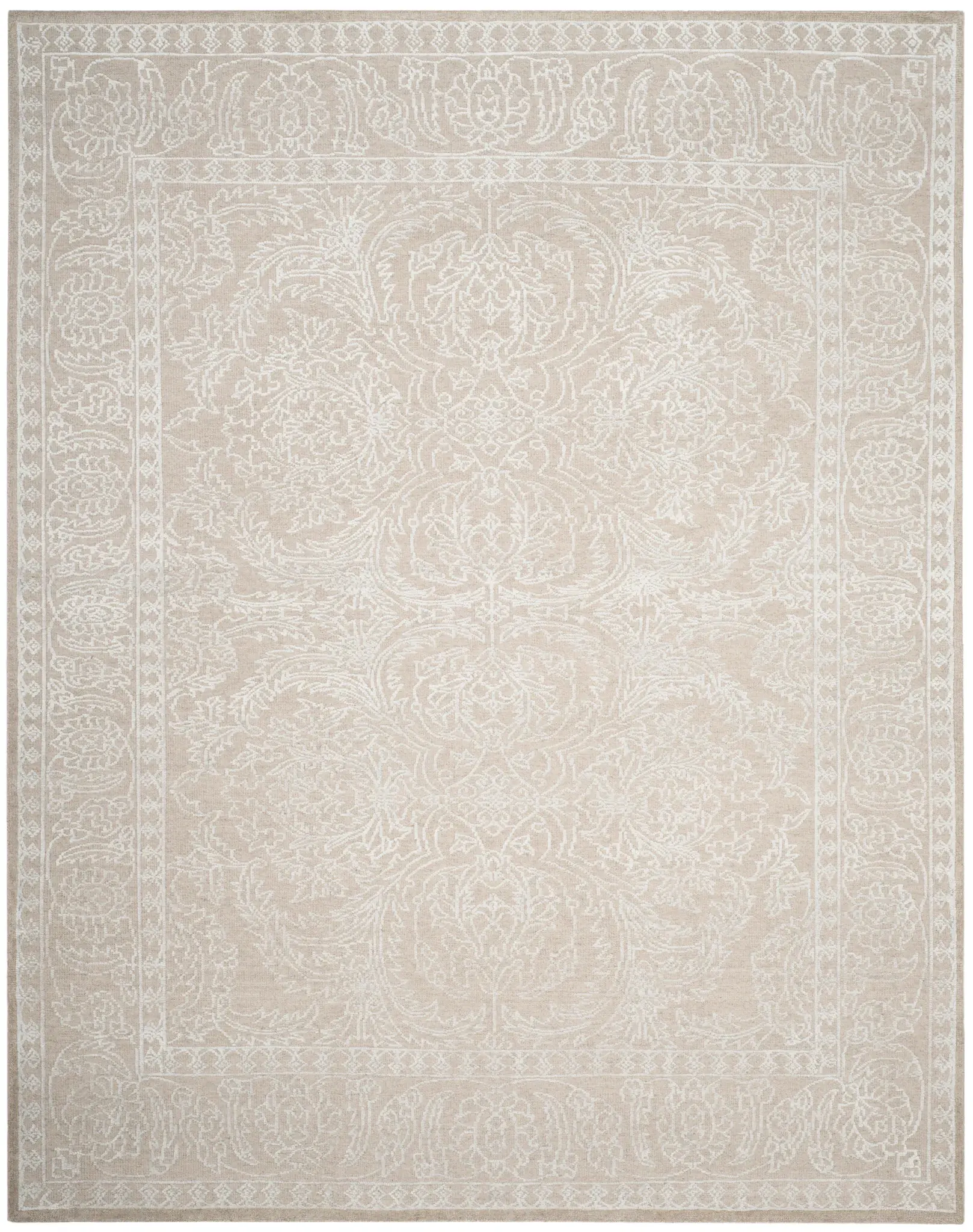 Chester Floral Scroll Hand-Knotted Rug