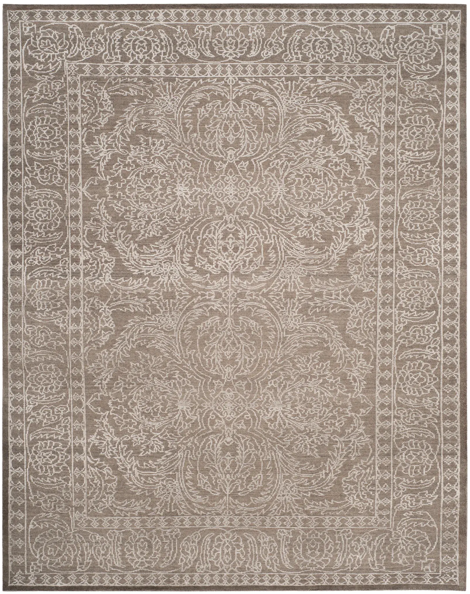 Chester Floral Scroll Hand-Knotted Rug