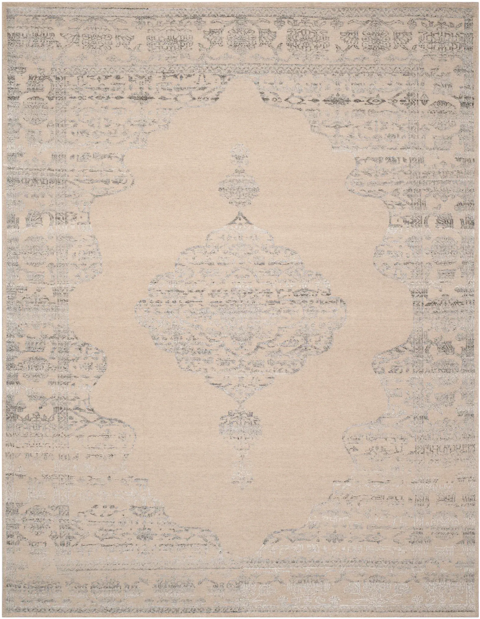 Chester Medallion Hand-Knotted Rug