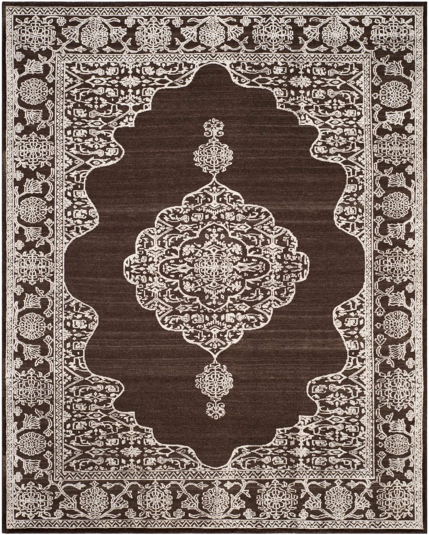 Chester Medallion Hand-Knotted Rug
