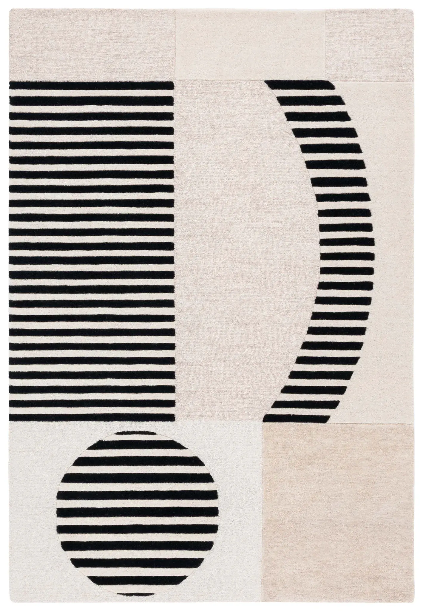 Chatham Abstract Block Hand-Tufted Wool Rug