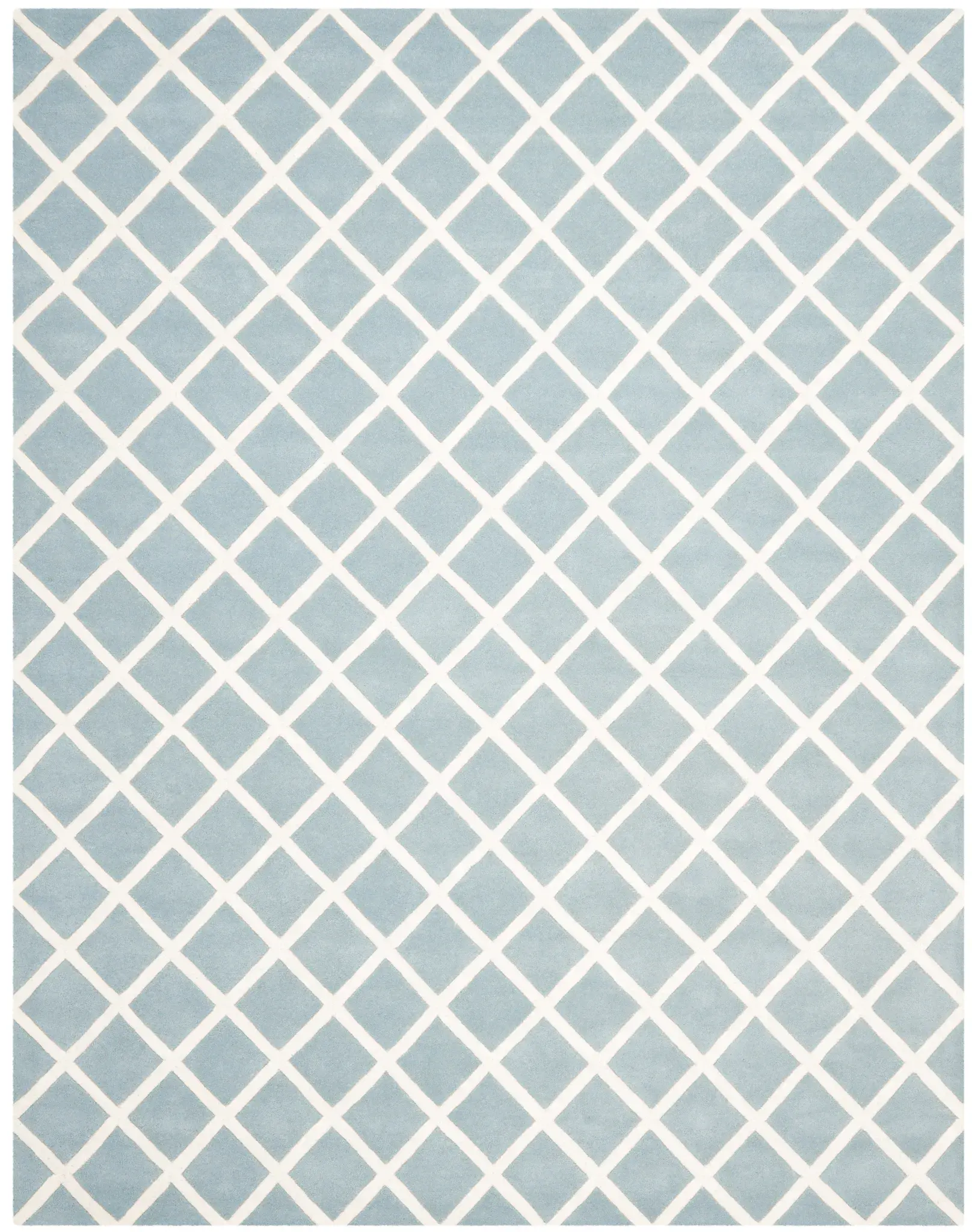 Chatham Diamond Grid Hand-Tufted Wool Rug