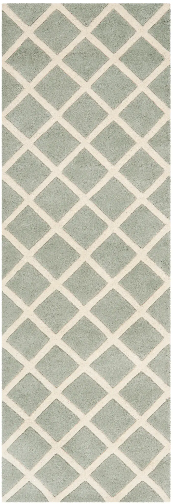 Chatham Diamond Grid Hand-Tufted Wool Rug