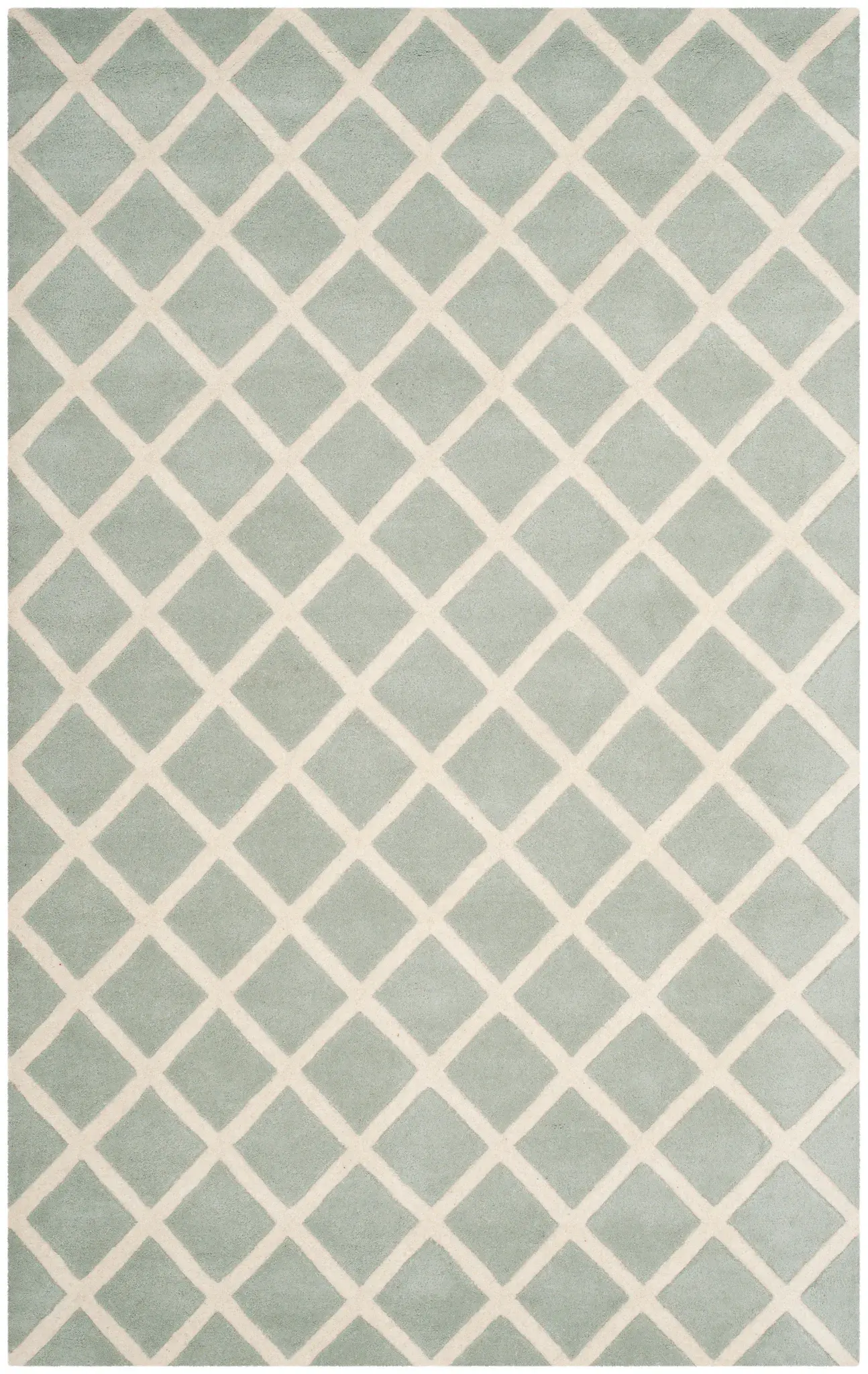 Chatham Diamond Grid Hand-Tufted Wool Rug