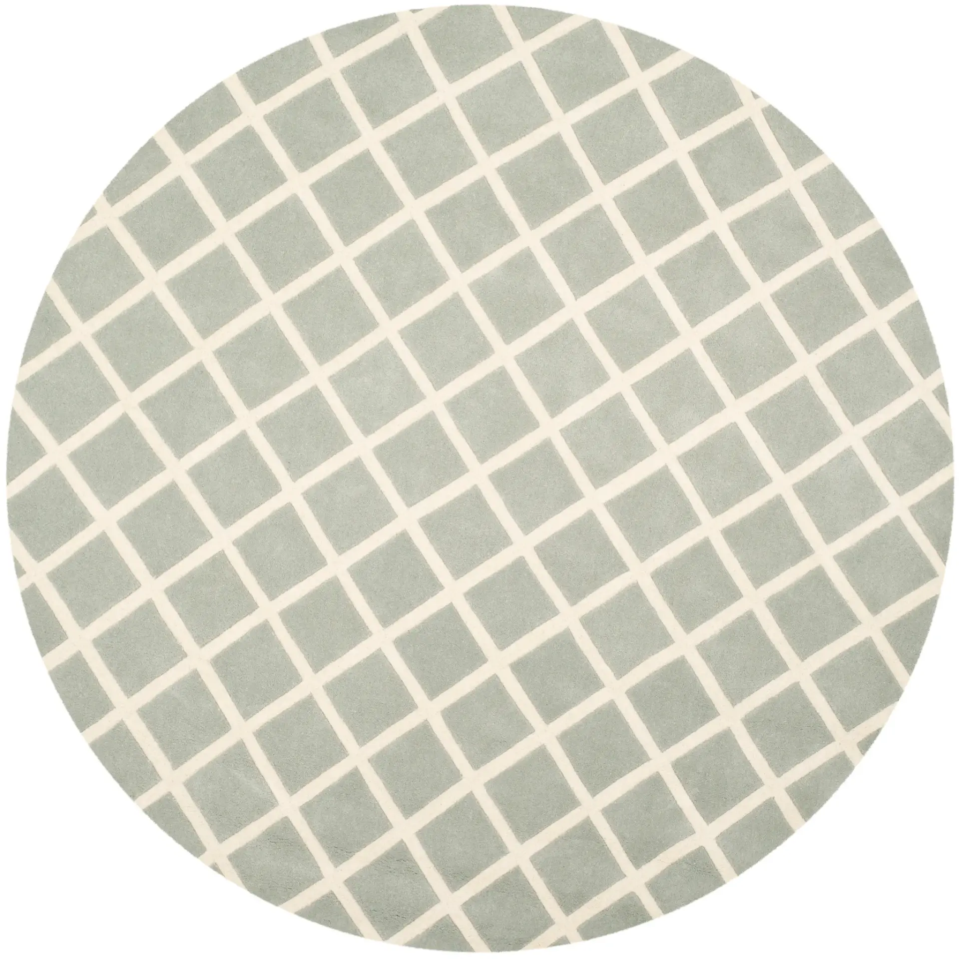 Chatham Diamond Grid Hand-Tufted Wool Rug