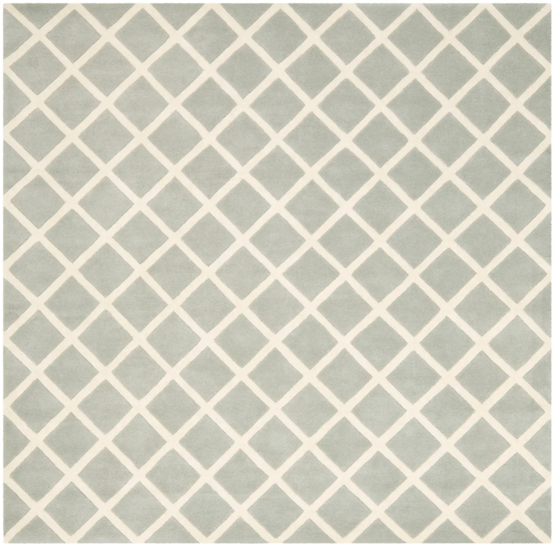 Chatham Diamond Grid Hand-Tufted Wool Rug