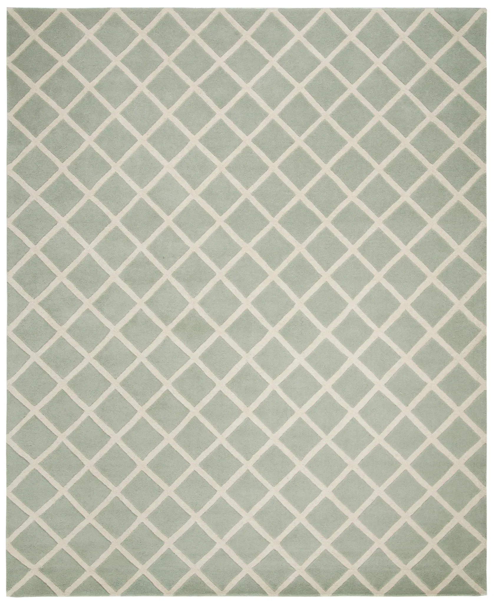 Chatham Diamond Grid Hand-Tufted Wool Rug