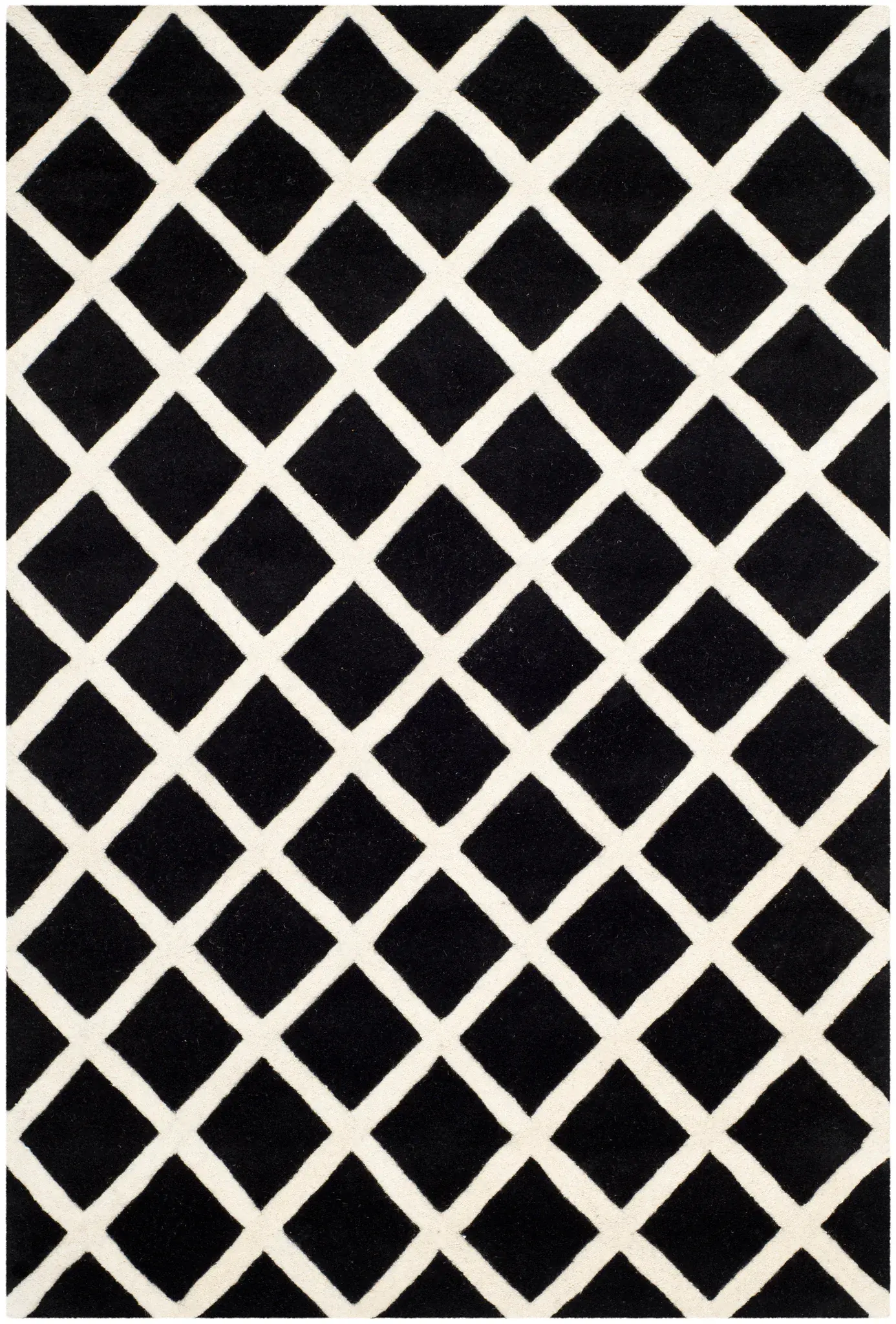 Chatham Diamond Grid Hand-Tufted Wool Rug