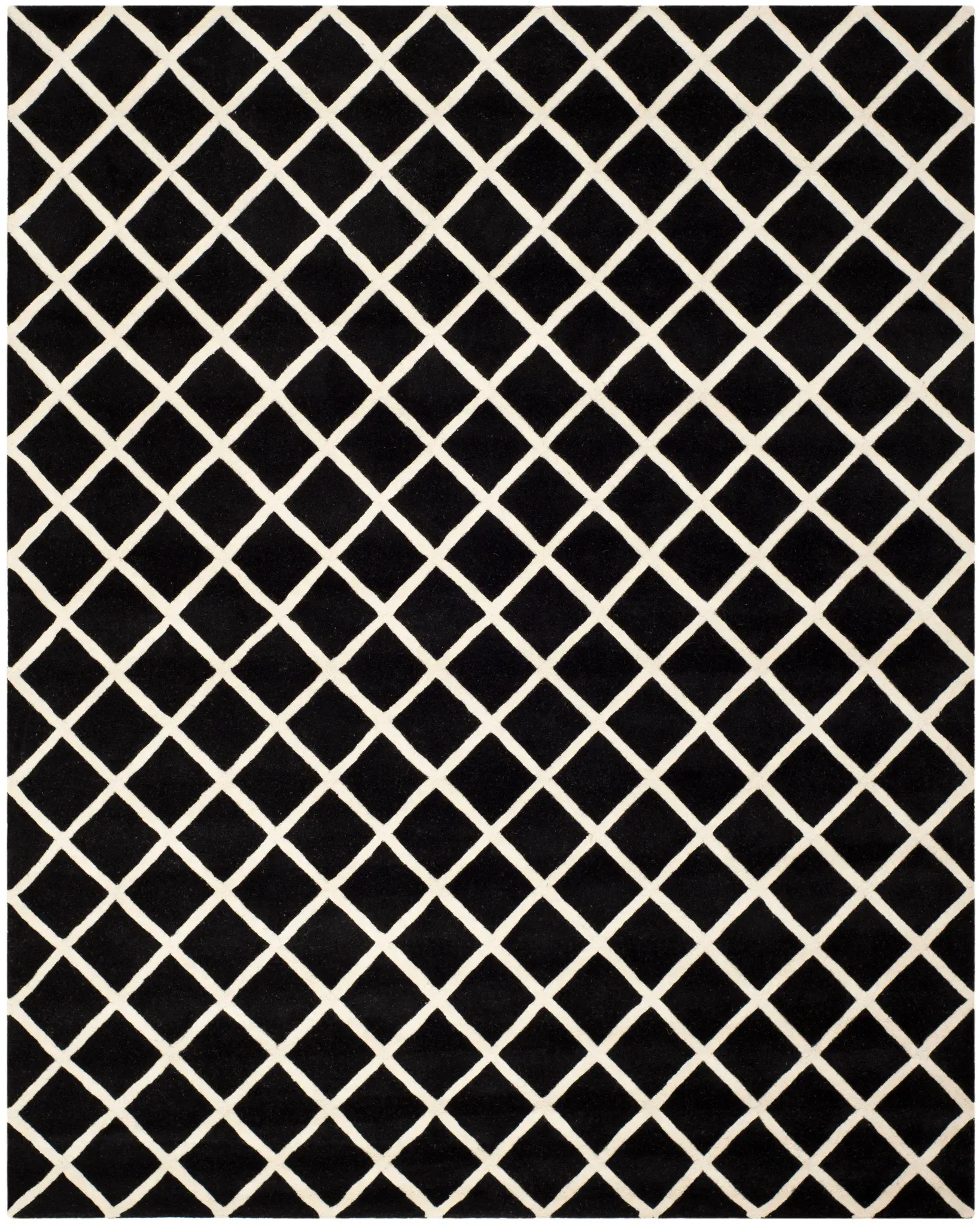 Chatham Diamond Grid Hand-Tufted Wool Rug